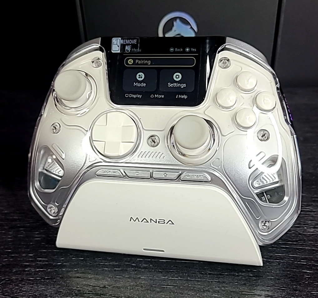 Manba One White Color Screen Wireless Gaming Controller 🟦eBay Refurbished [EX]