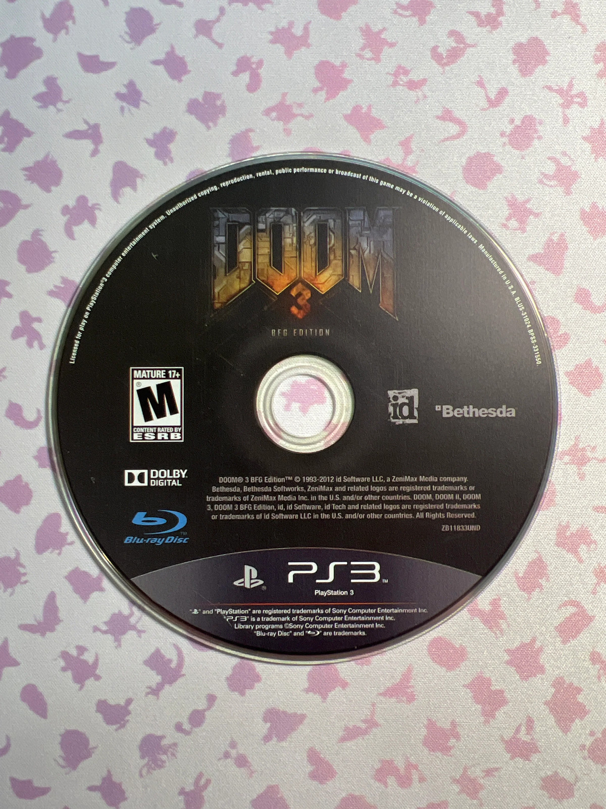 PS3 – Doom 3 – Disc Only