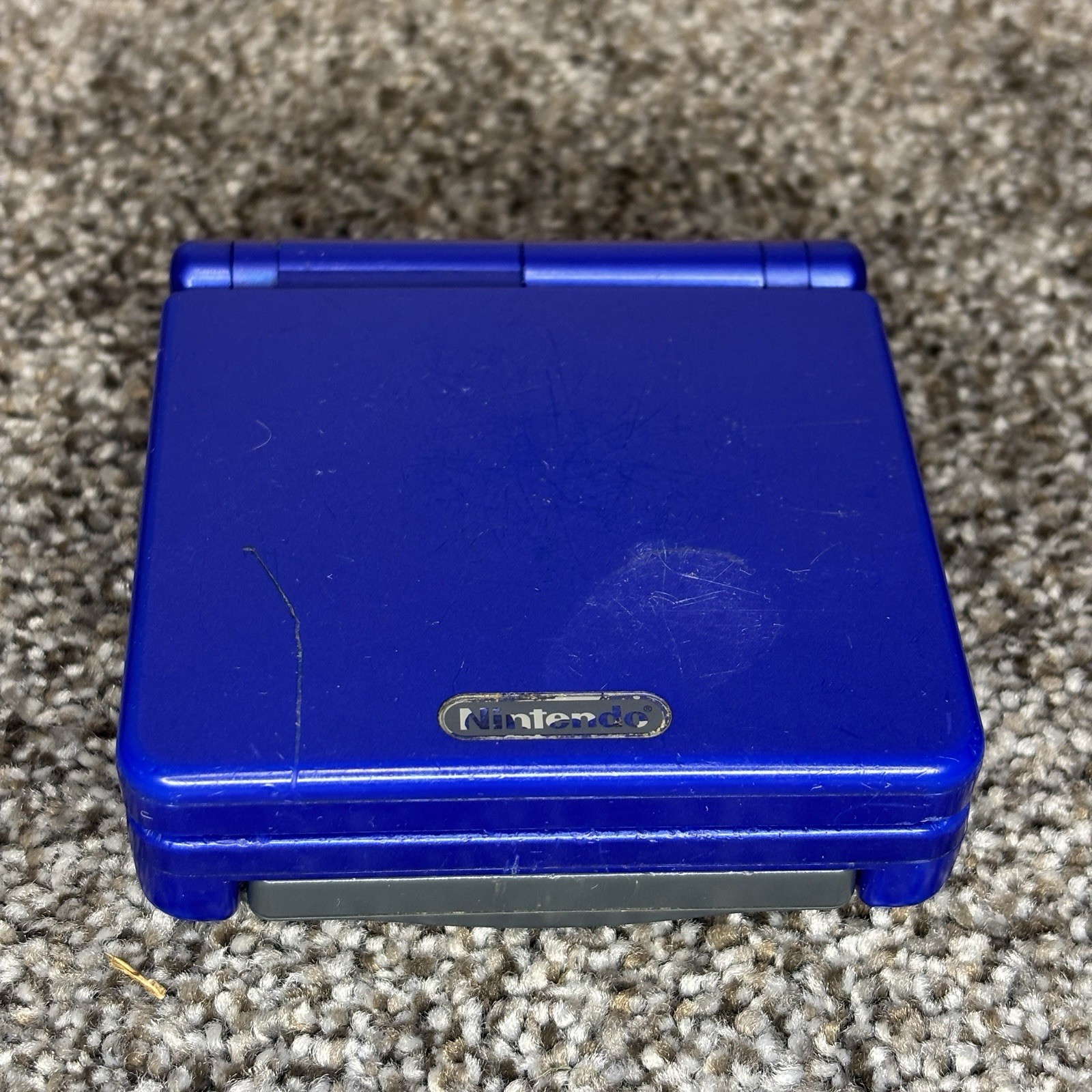 Nintendo Game Boy Advance SP AGS-001 Cobalt Blue Handheld System Console