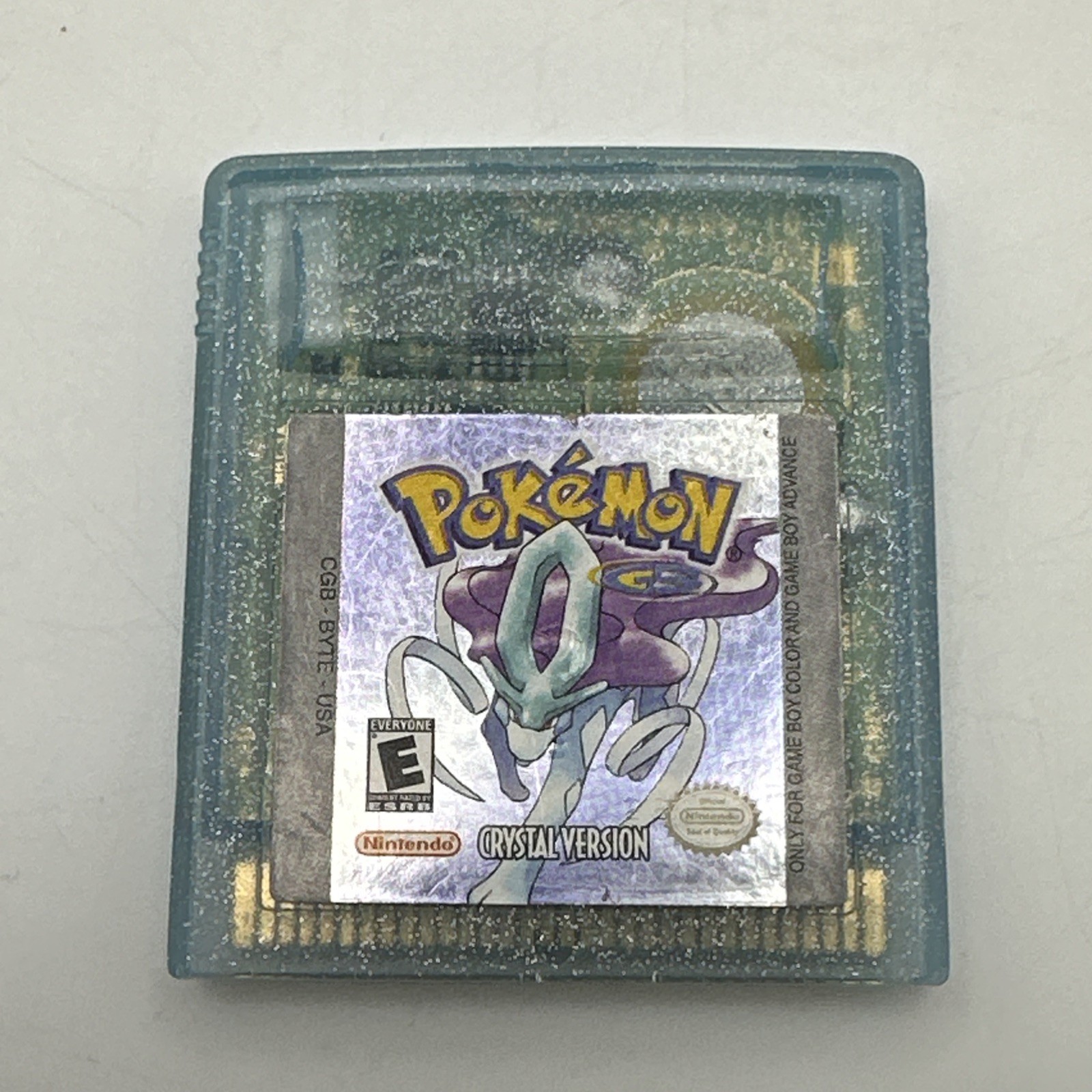 Pokemon Crystal Version Authentic Nintendo Gameboy, Tested Working – NEW BATTERY