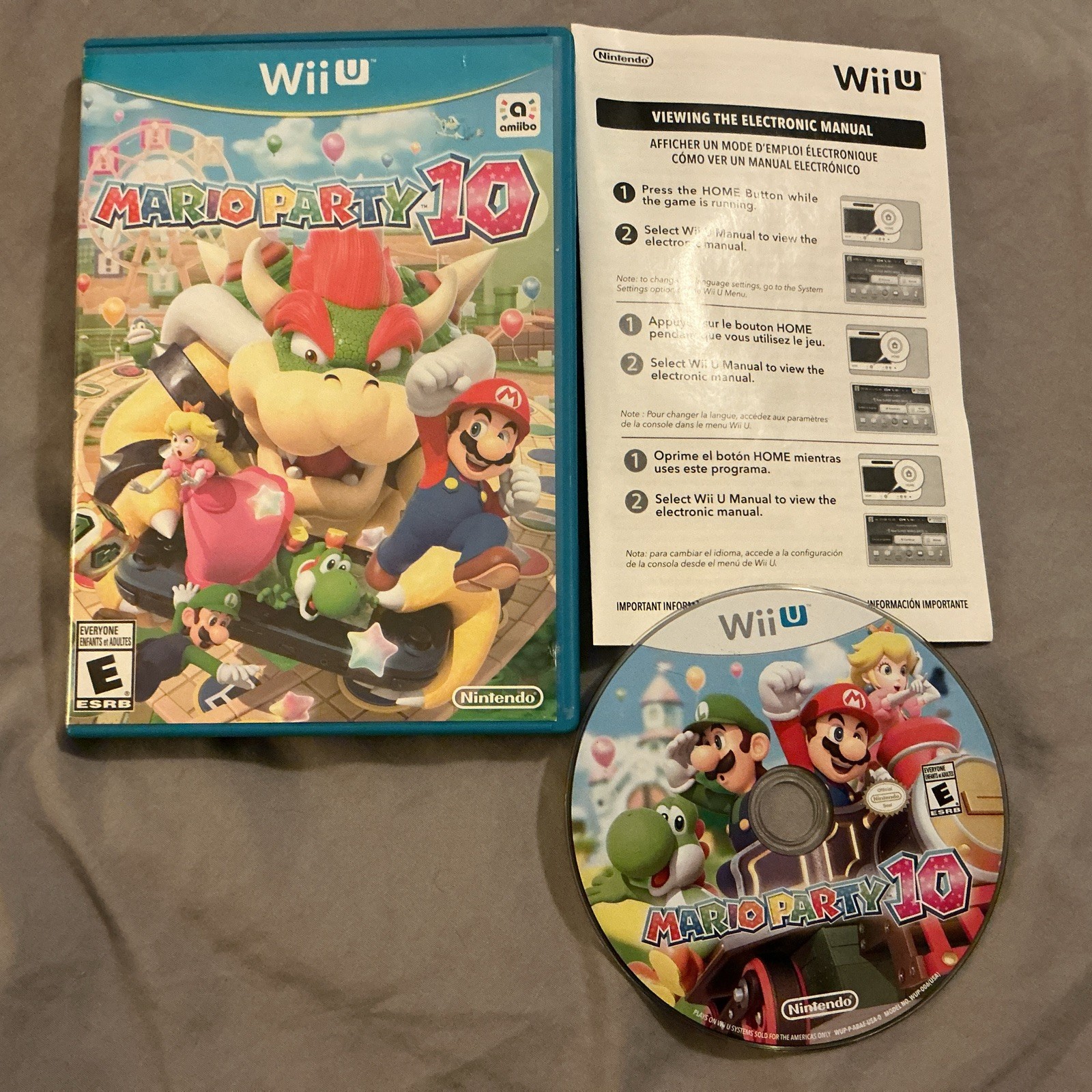Nintendo Mario Party 10 for Nintendo Wii U Fast Shipping