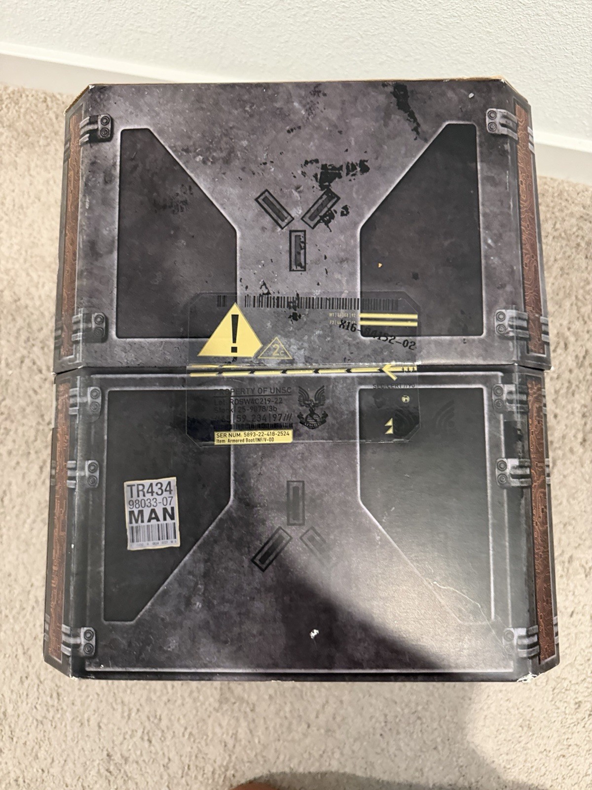Xbox 360 Halo Reach Noble Team Legendary Limited Edition Statue W/Game & Box