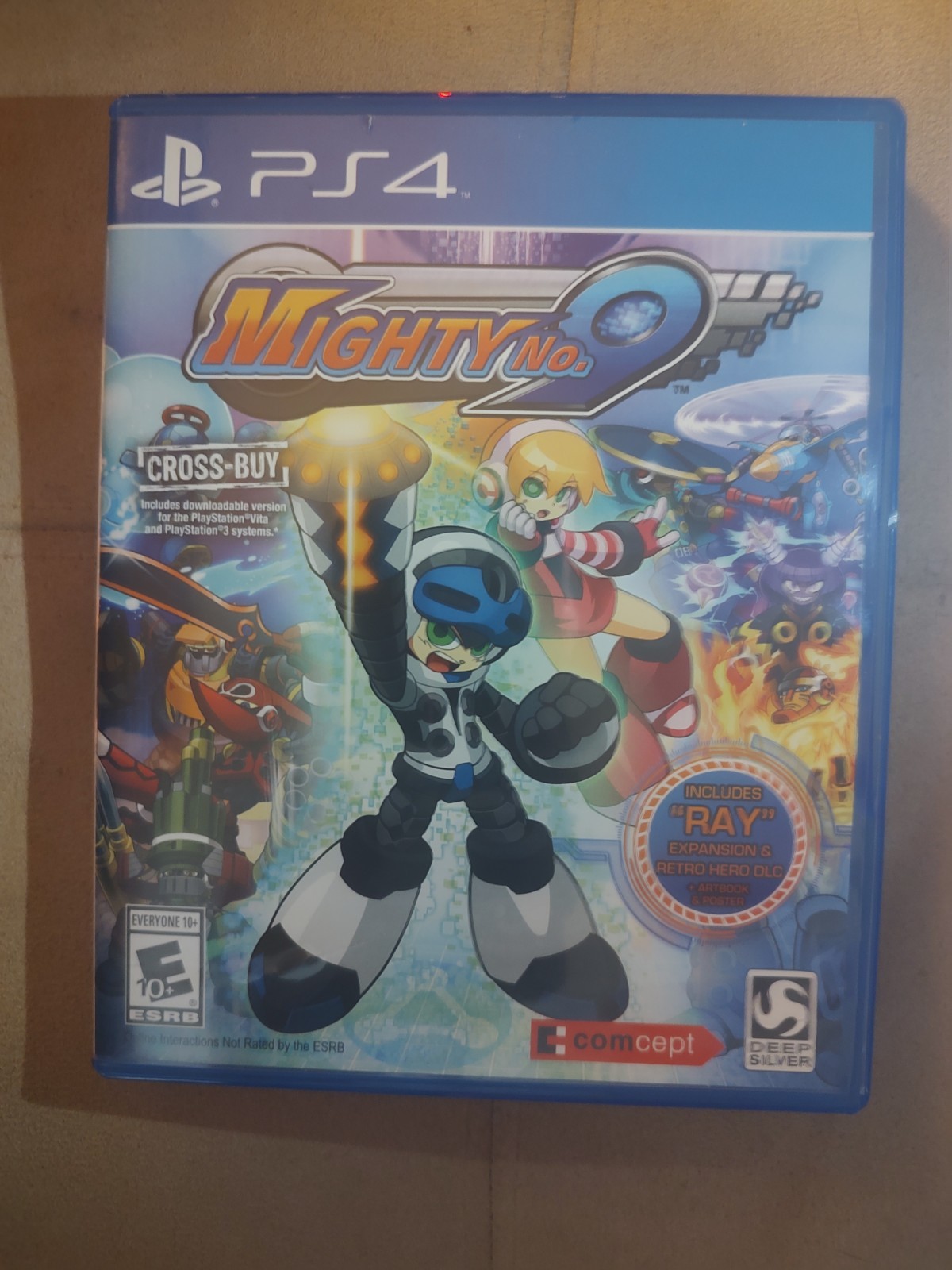 MEGA MAN 11 30 YEAR COLLECORS EDITION STRATEGY GUIDE PS4 MIGHTY NO 9 POSTER