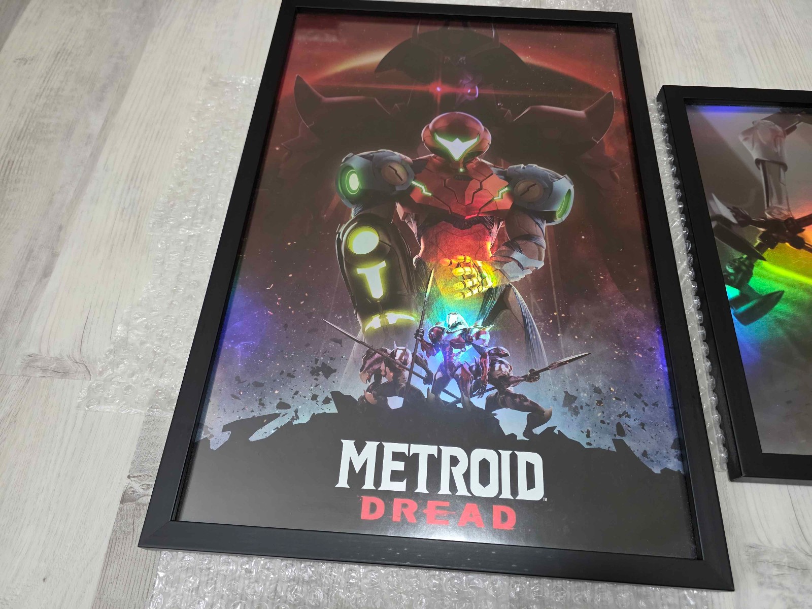 Nintendo Metroid Dread Framed Holographic Poster Set of 2 – My Nintendo Rewards