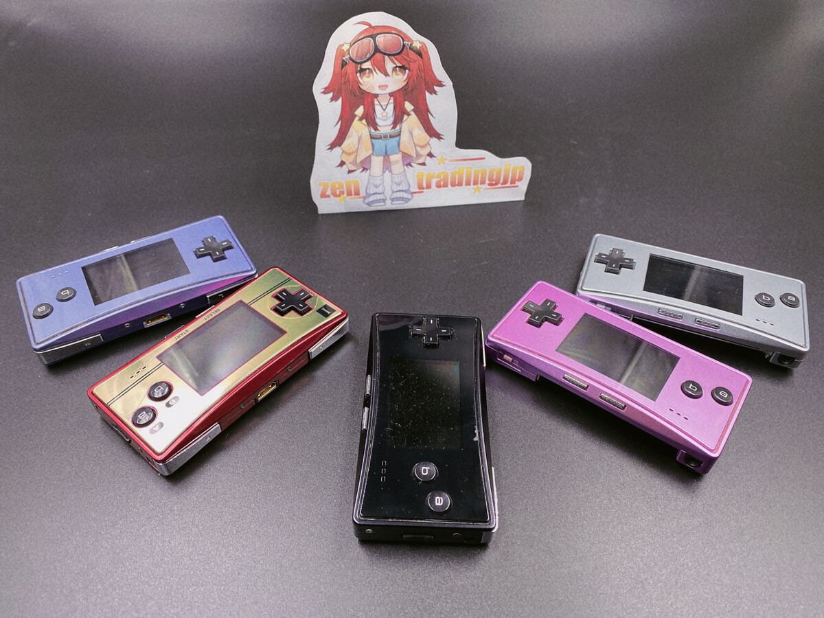 Nintendo GameBoy Micro Console Various Colors to Choose Japanese Edition Tested