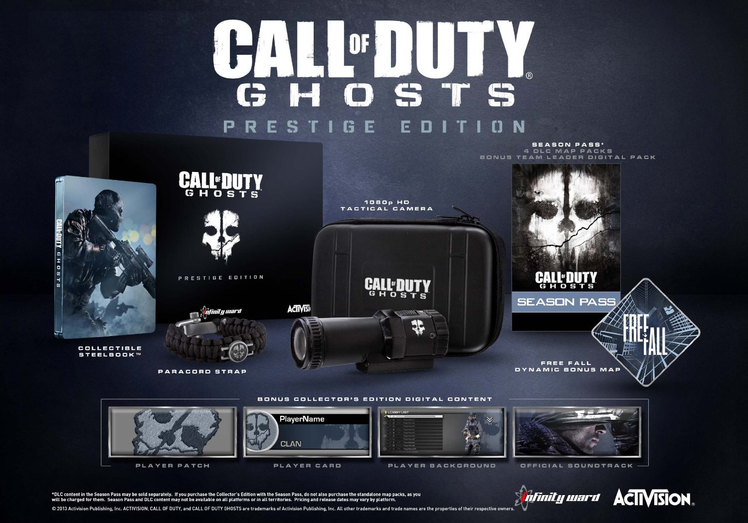 Brand New Call of Duty: Ghosts Prestige Edition for Xbox 360