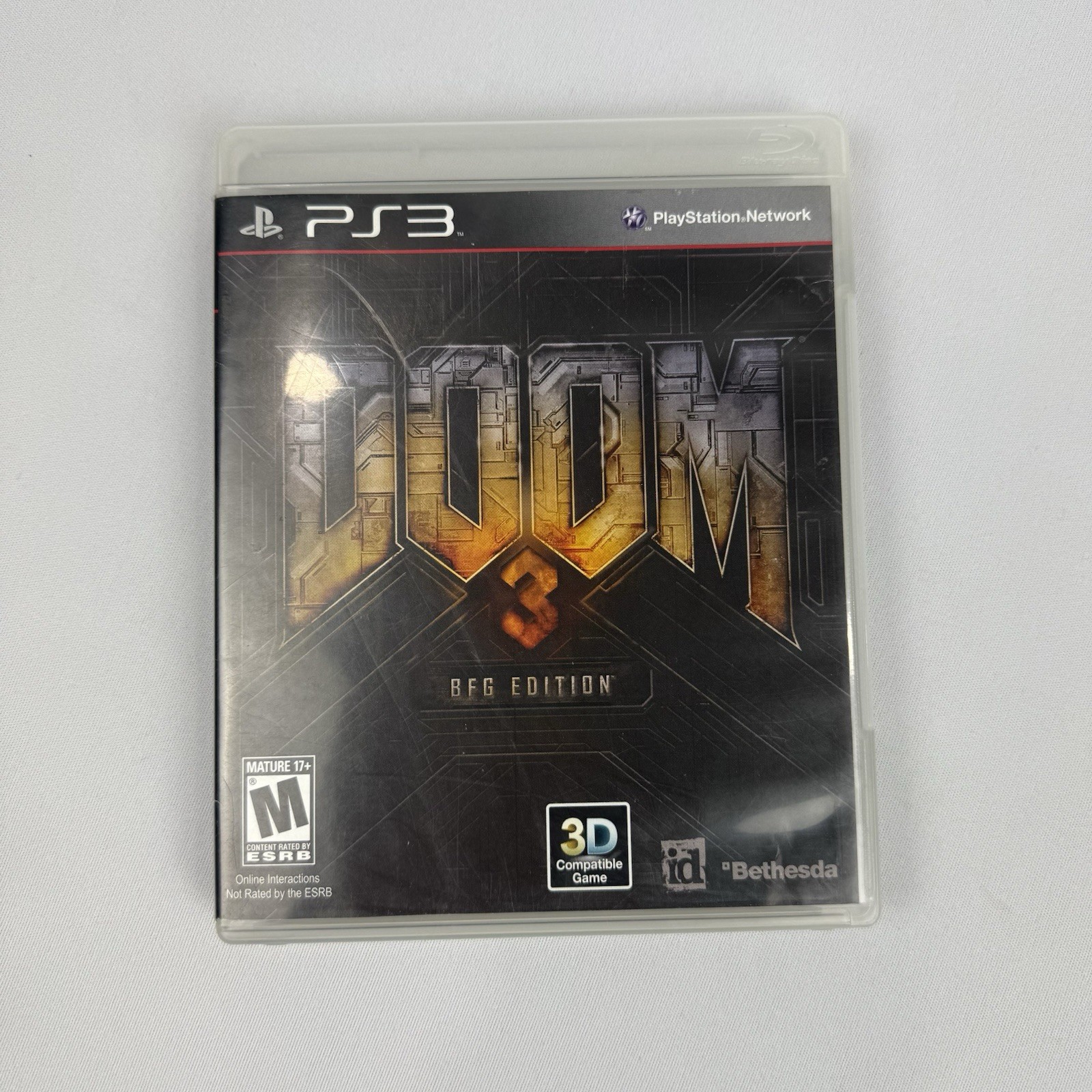 Doom 3 BFG Edition + Bioshock Infinite PS3 Games Lot Sony PlayStation CIB Tested
