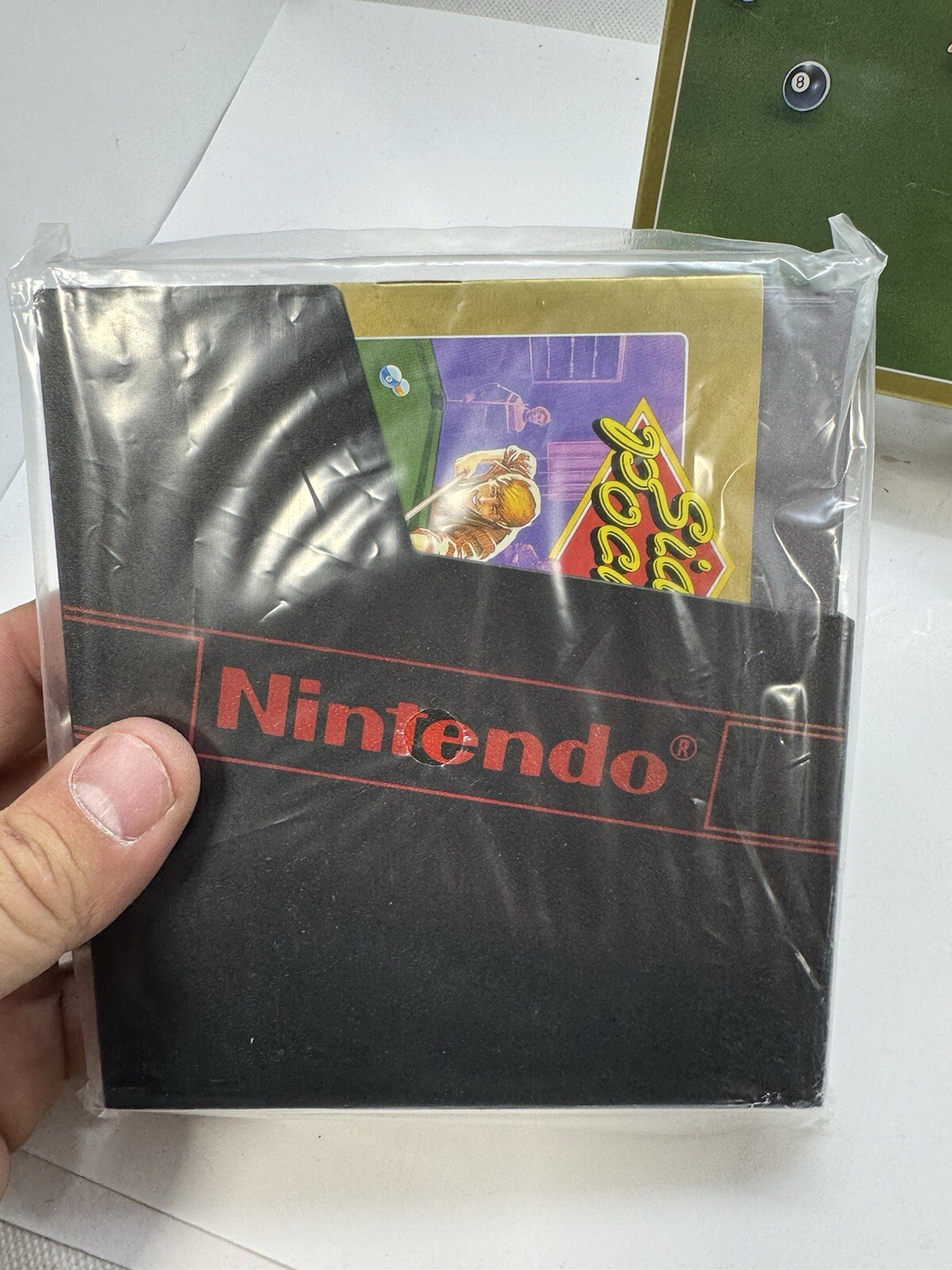 Nintendo Side Pocket NES 100% Complete CIB Unplayed PRISTINE Condition MINT