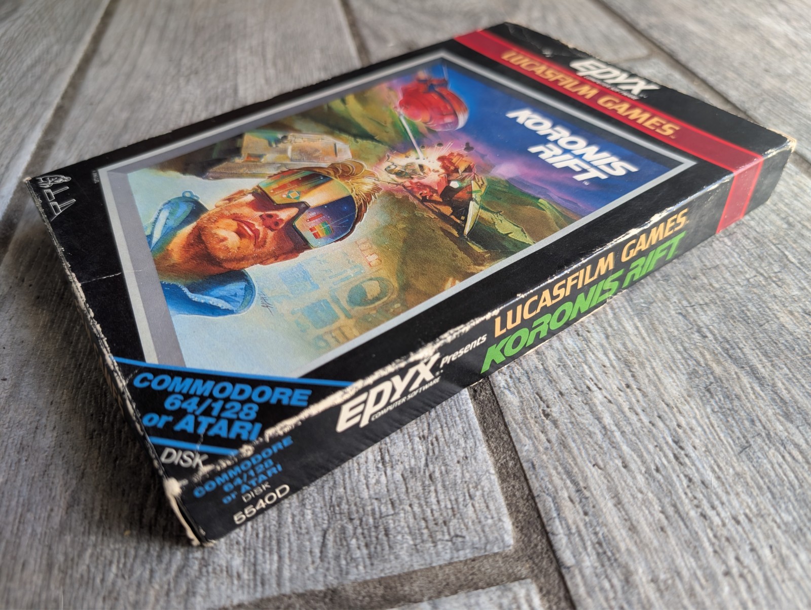 KORONIS RIFT – Commodore 64 & Atari – Complete & Fully Tested – LucasFilm EPYX