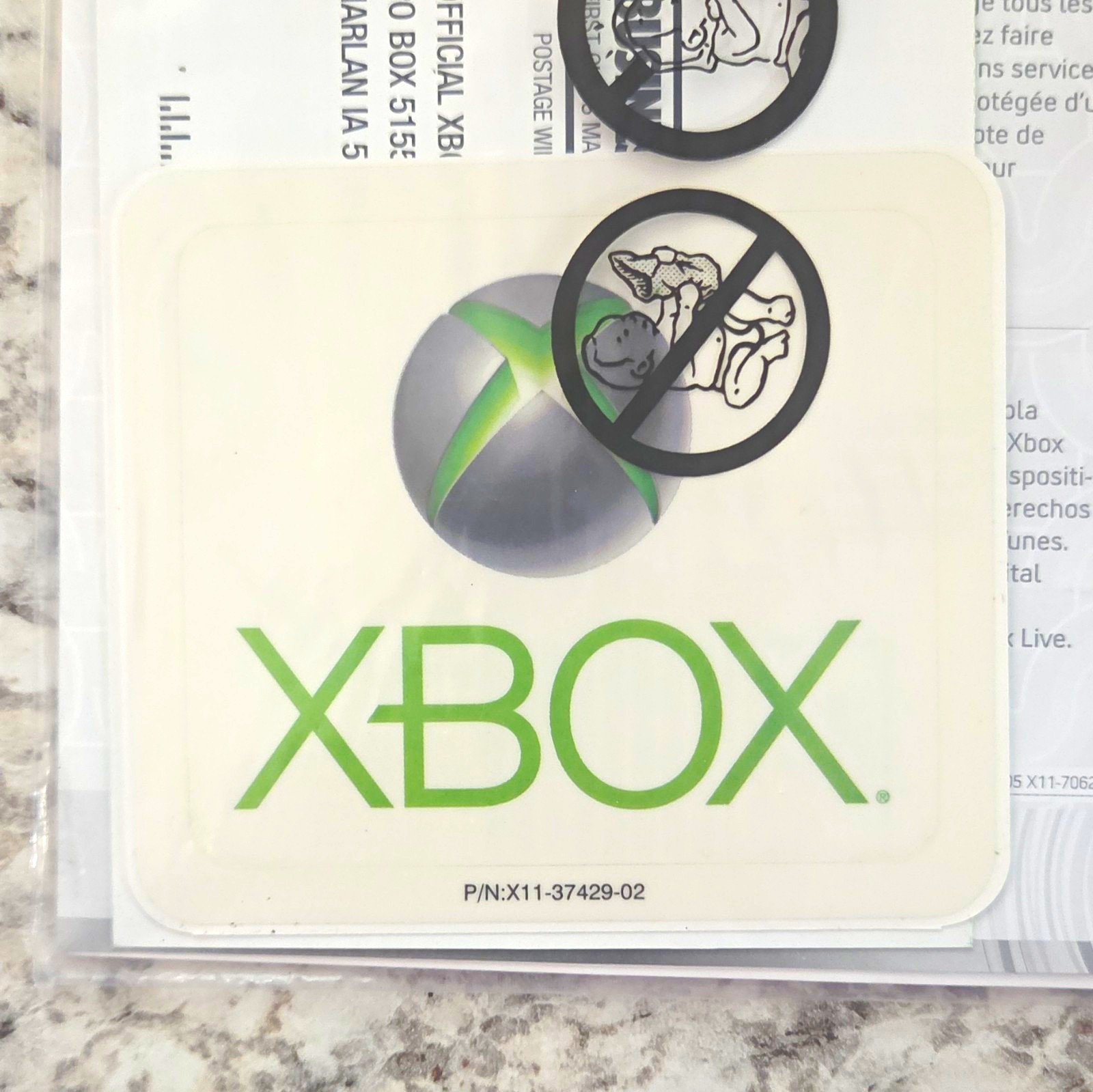 Microsoft Xbox 360 Xbox Live Manual DOC-SET X11-43038-04 English/FR/ES