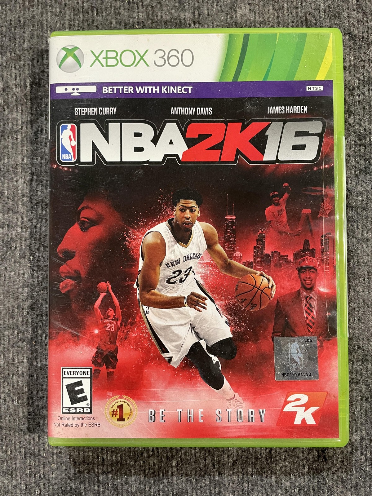 NBA 2K16 Microsoft Xbox 360 Game Disc Better With Kinect Basketball Sports