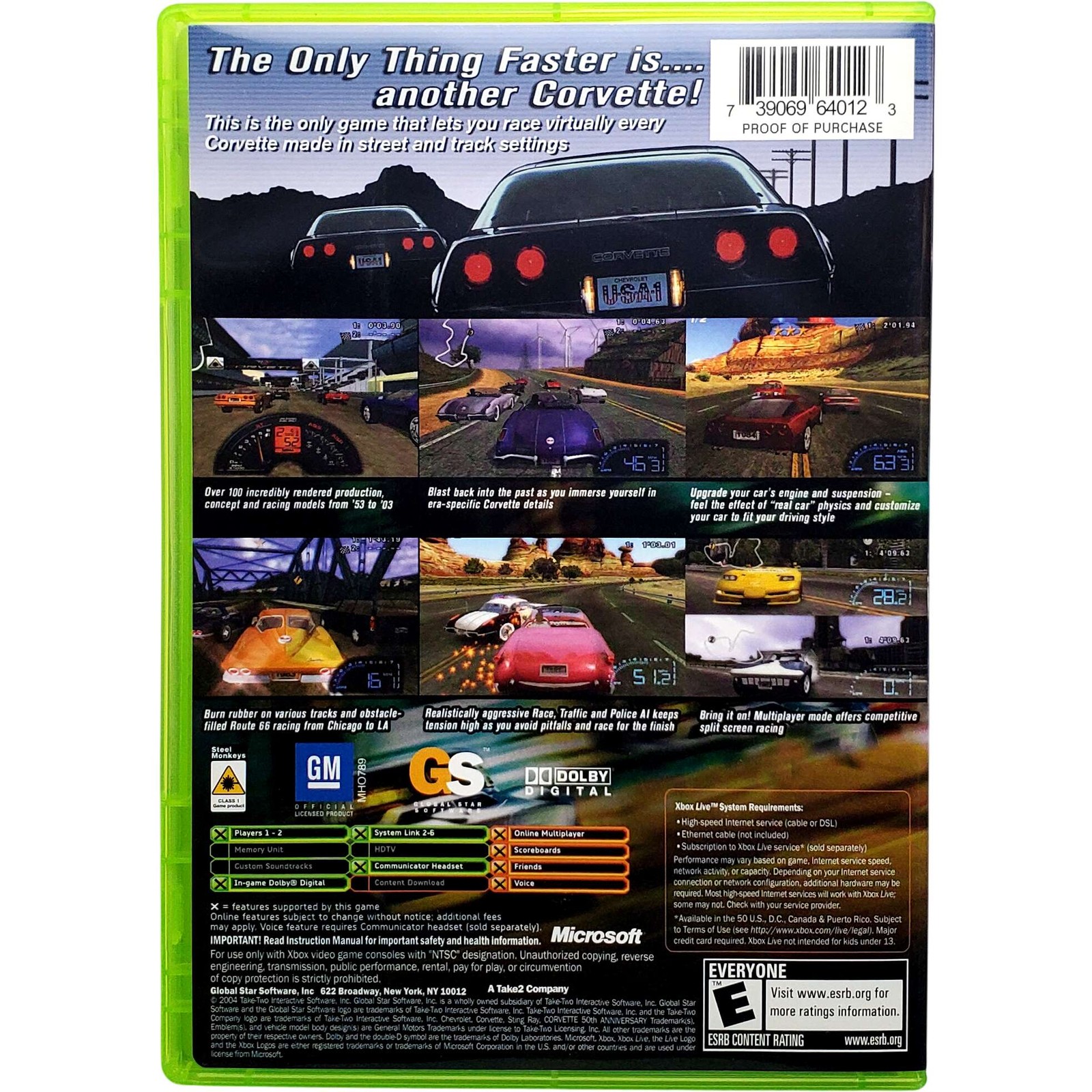 Corvette – Microsoft Xbox Tested 1Y Guarantee