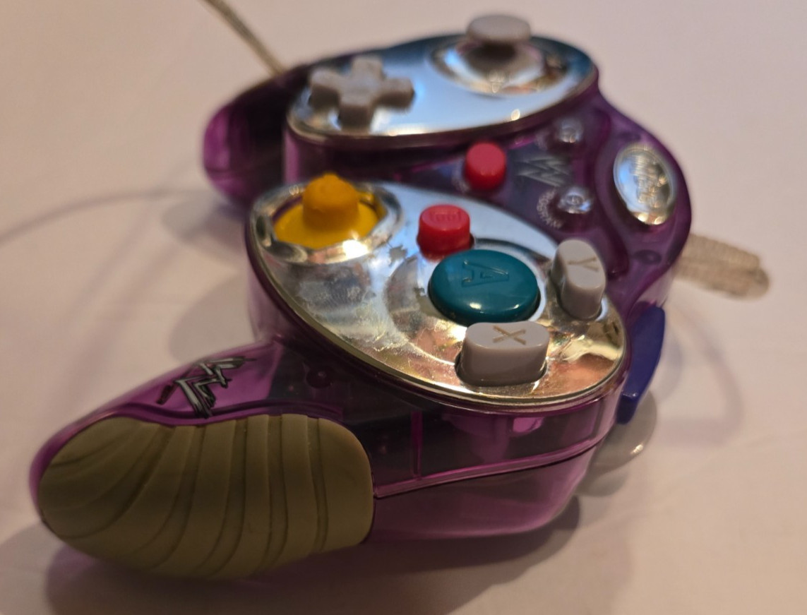 Rare Intec GameCube WWE Controller Lights Up