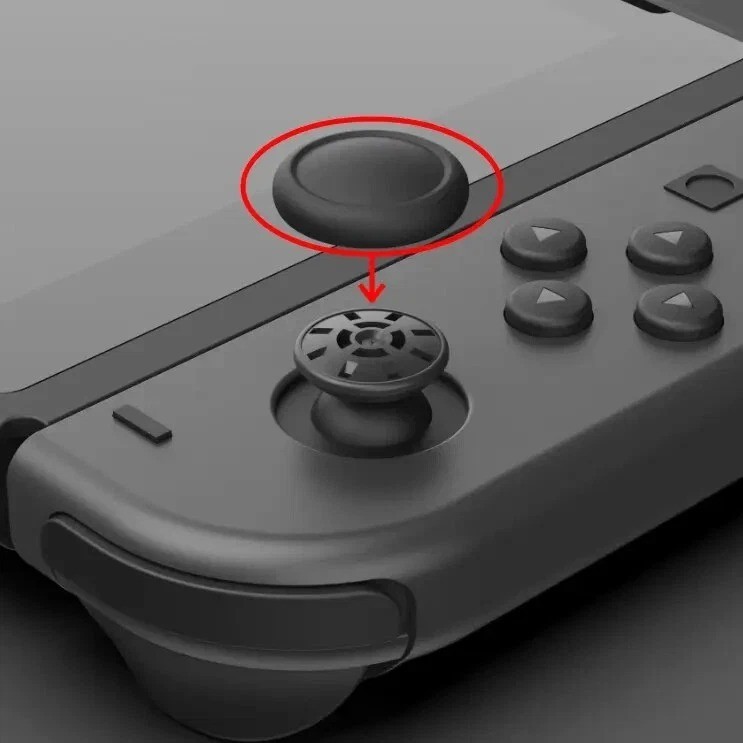 For Nintendo Switch/Lite/OLED Thumb Joy Con Analog Stick Grip Cap Rubber Cover