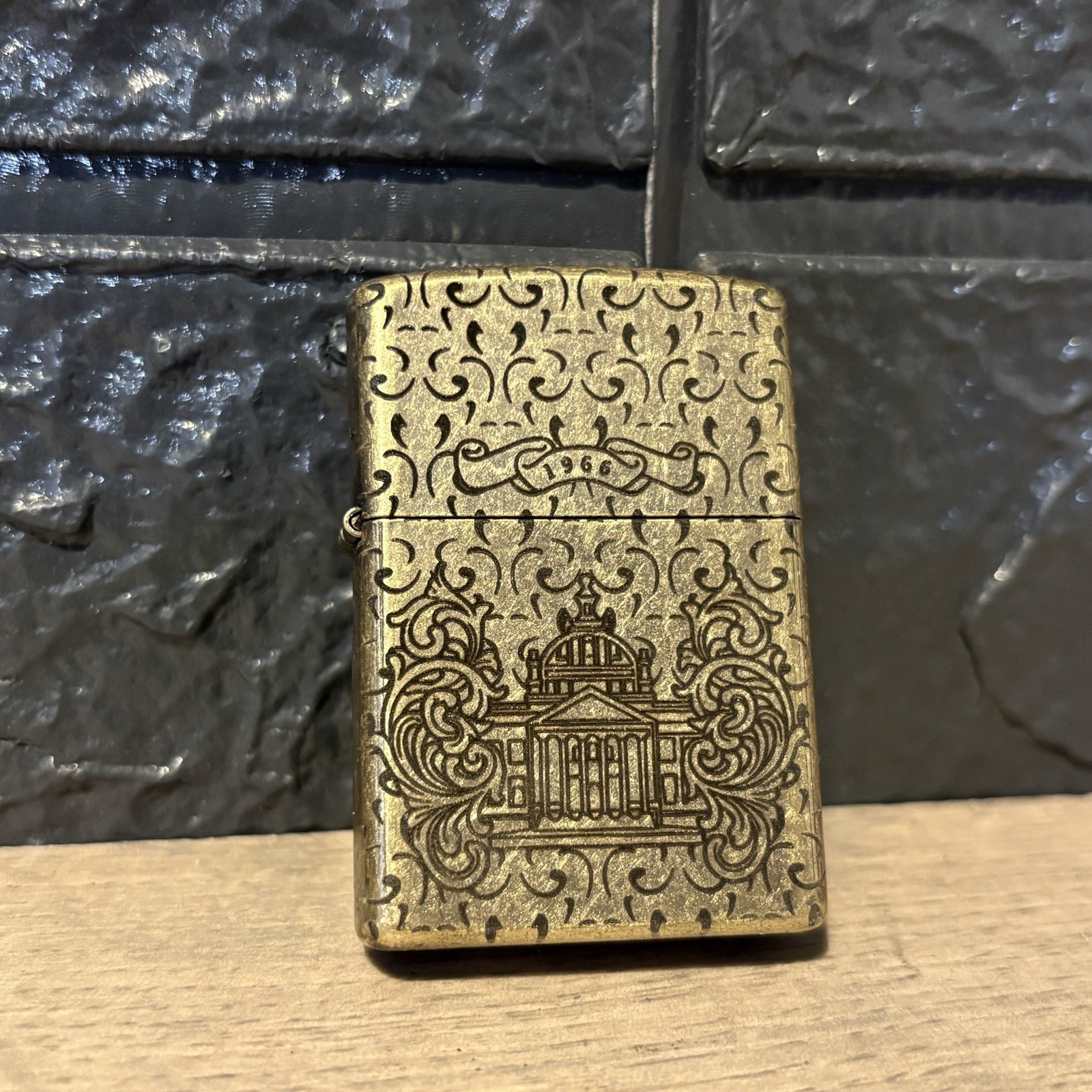 Resident Evil Requiem Lighter Antique Brass | Grace Ashcroft | Flip Top Style