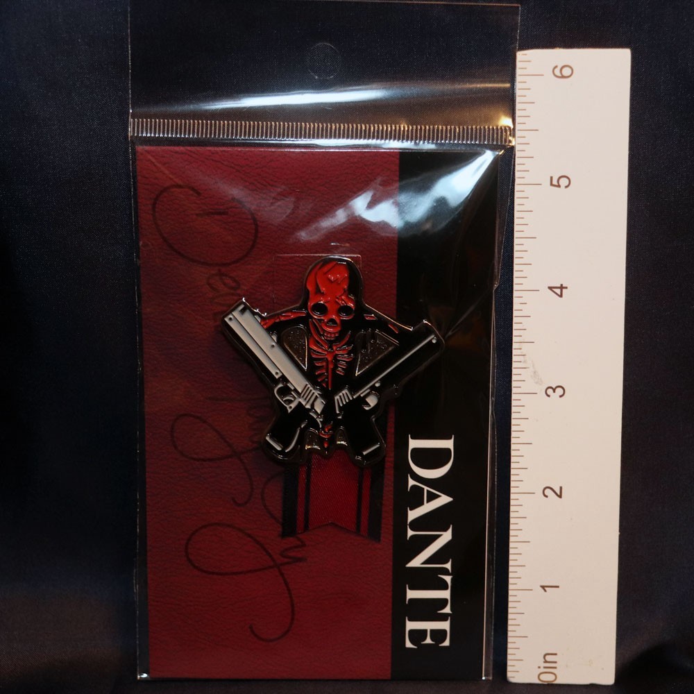 Devil May Cry 5 Dante Emblem Brooch Capcom Store Limited Edition DMC Pin Badge