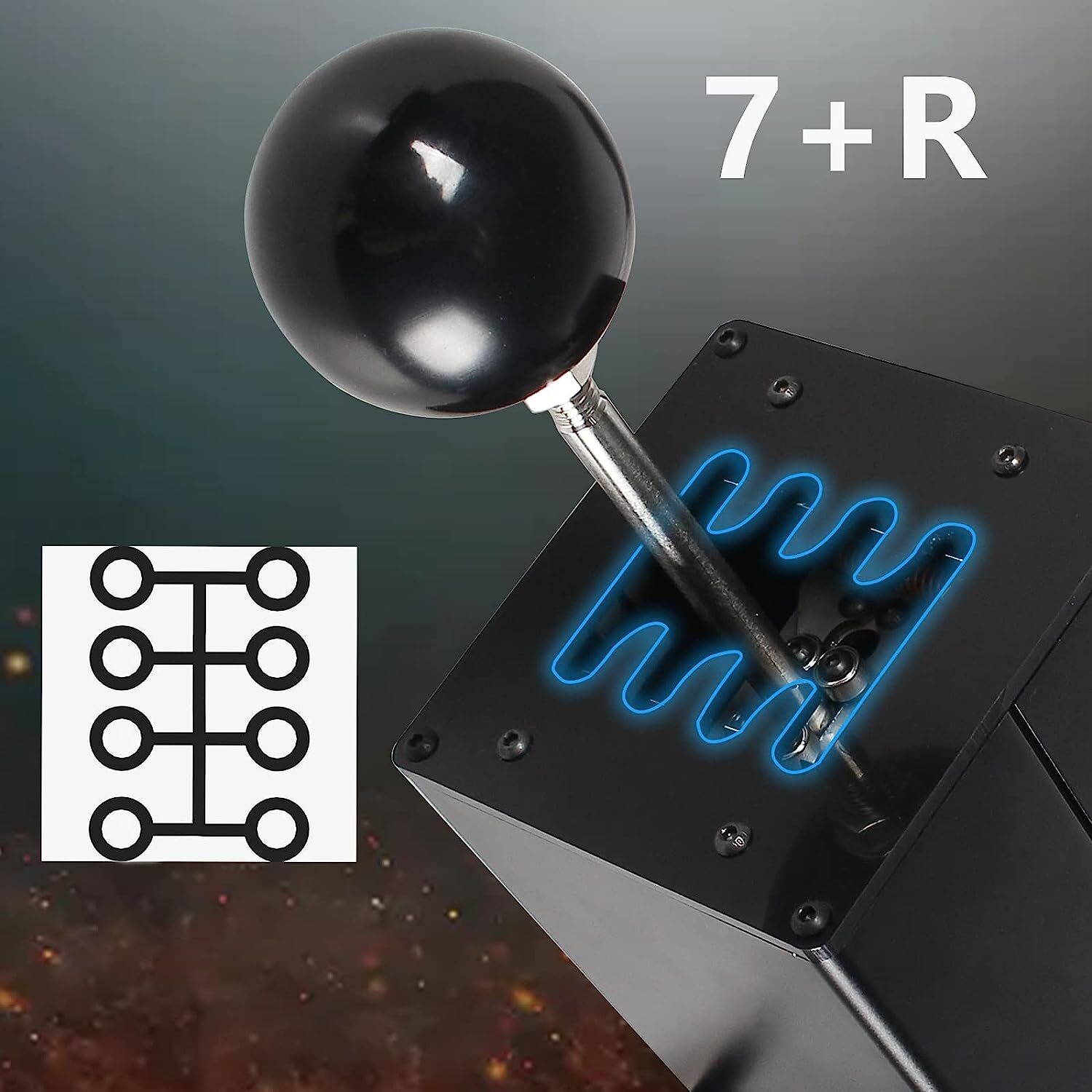 PC USB H Gear Shifter Sim Racing Game For Logitech G29 G27 G25 G920 T300RS/GT