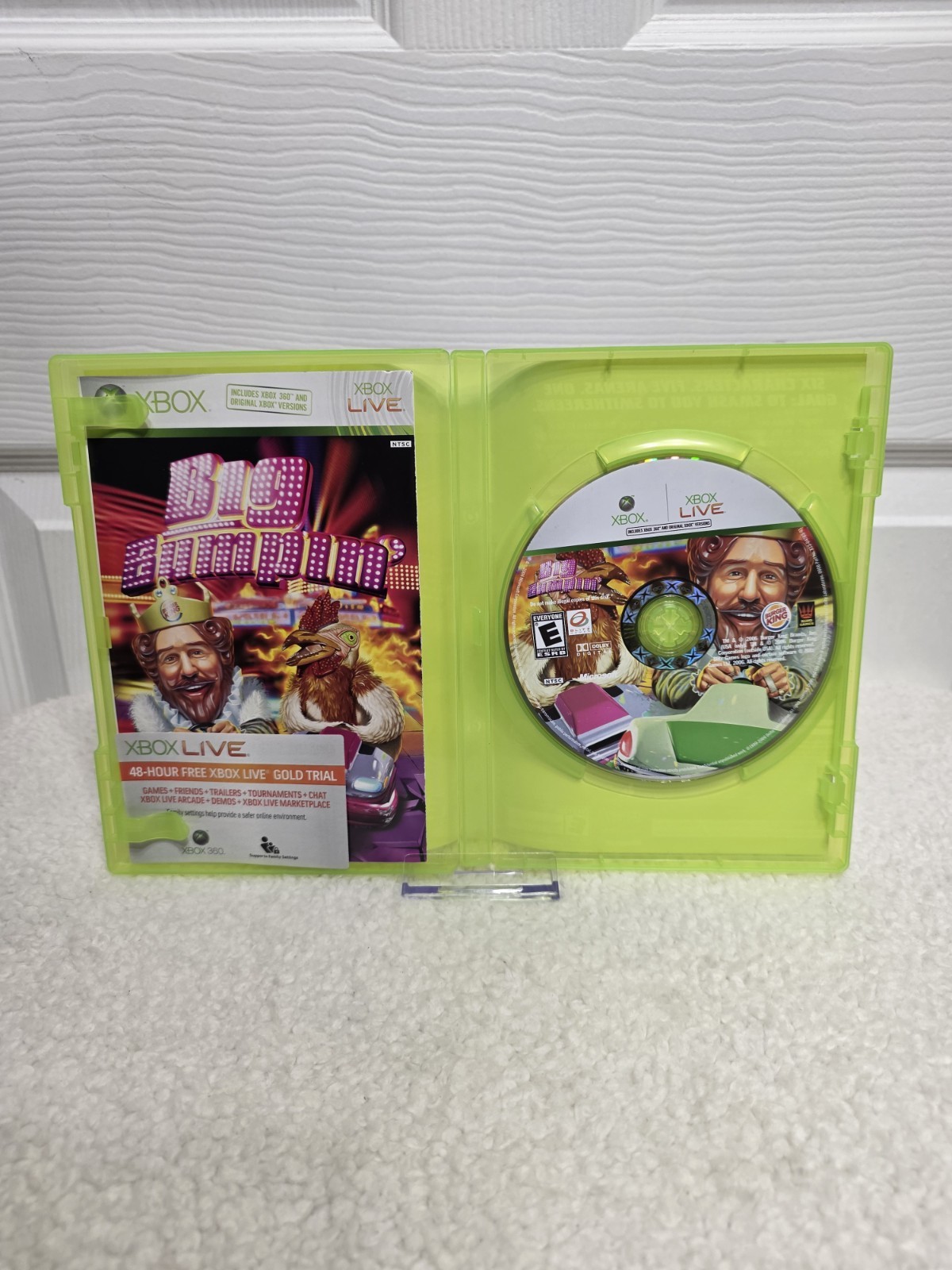 Big Bumpin (Microsoft Xbox 360, 2006) Burger King Promo Game CIB TESTED VG Cond.
