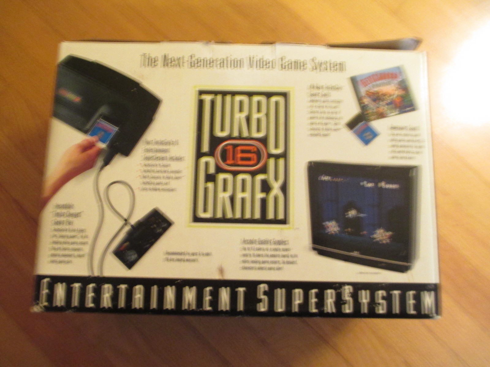 TURBO GRAFX 16 ENTERTAINMENT SUPERSYSTEM ULTIMATE BUNDLE w/9 GAMES AIR ZONK BONK