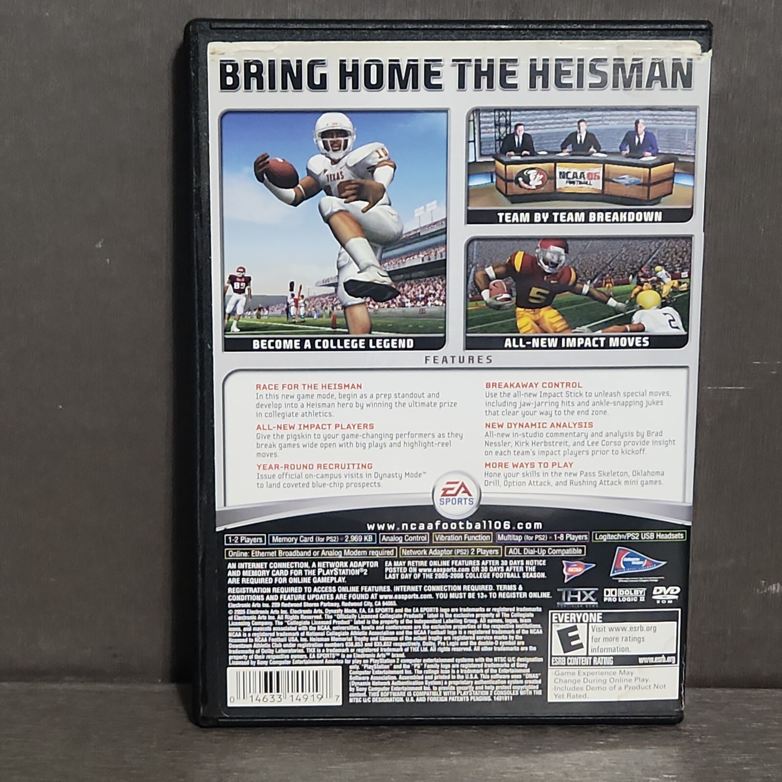 NCAA Football 06 Playstation 2 PS2 Complete Video Game