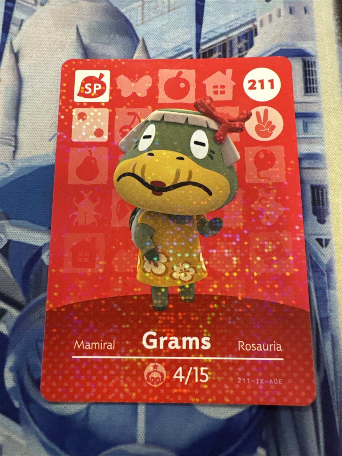 GRAMS #211 Animal Crossing Amiibo Authentic Nintendo Mint Card From Series 3