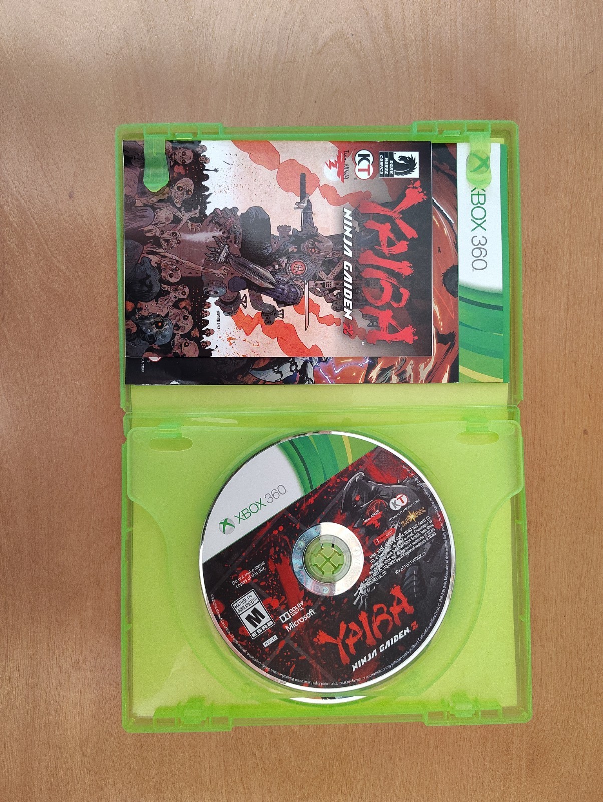 Yaiba: Ninja Gaiden Z Complete in Box with Comic and Manual Xbox 360 Soundtrack