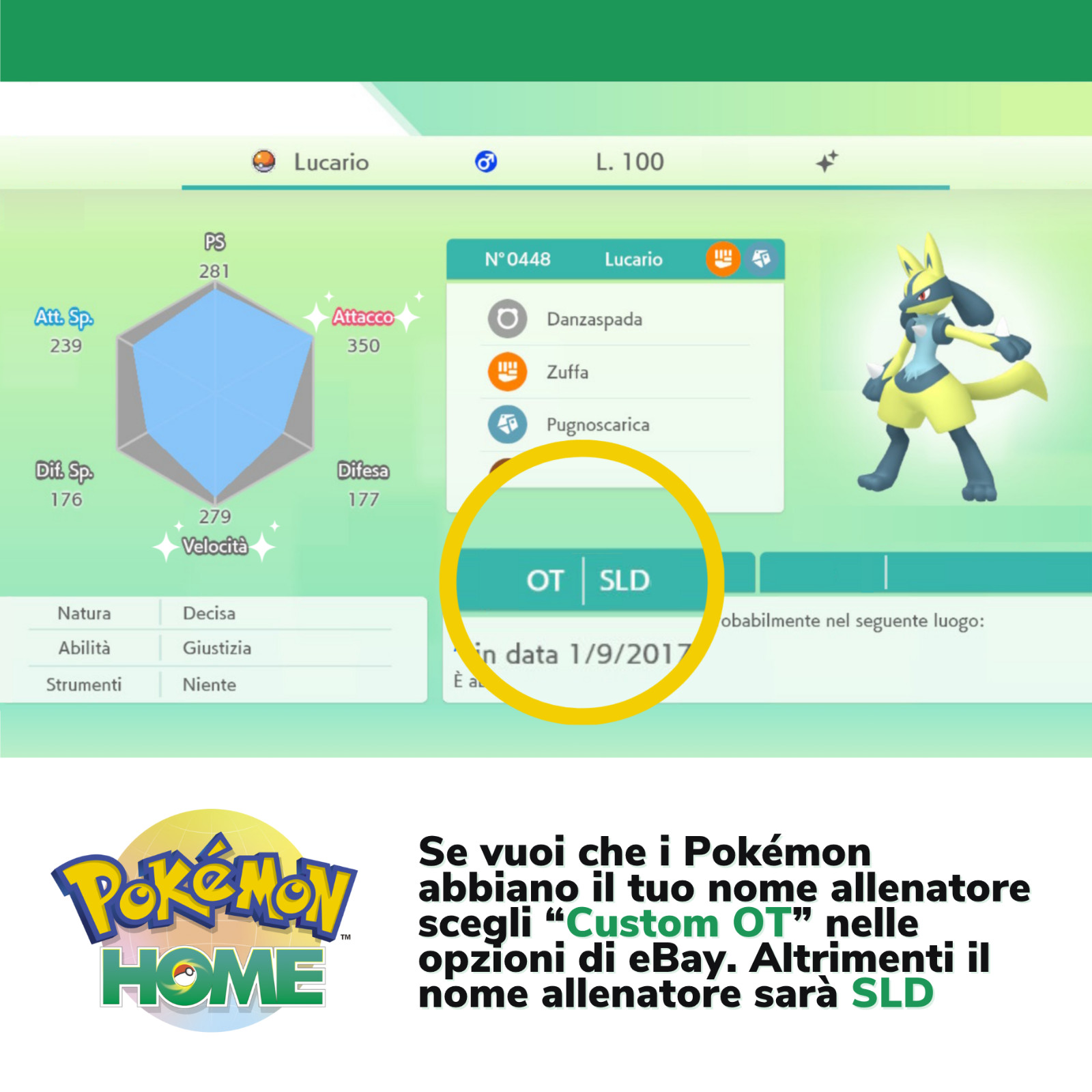 Pokemon HOME Shiny Living Dex Generazoni 1-7 Bulbasaur to Zeraora Complete 6IV
