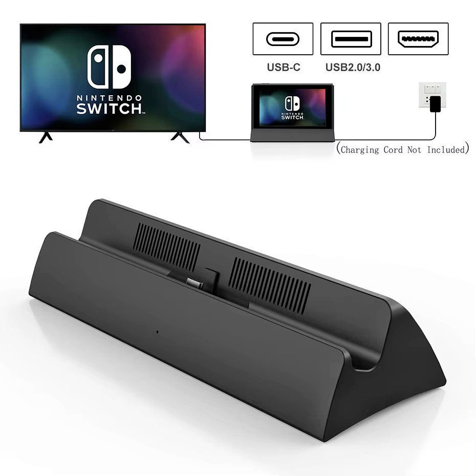 For Nintendo Switch & OLED Model TV Docking Station HDMI Adapter Connect to TV