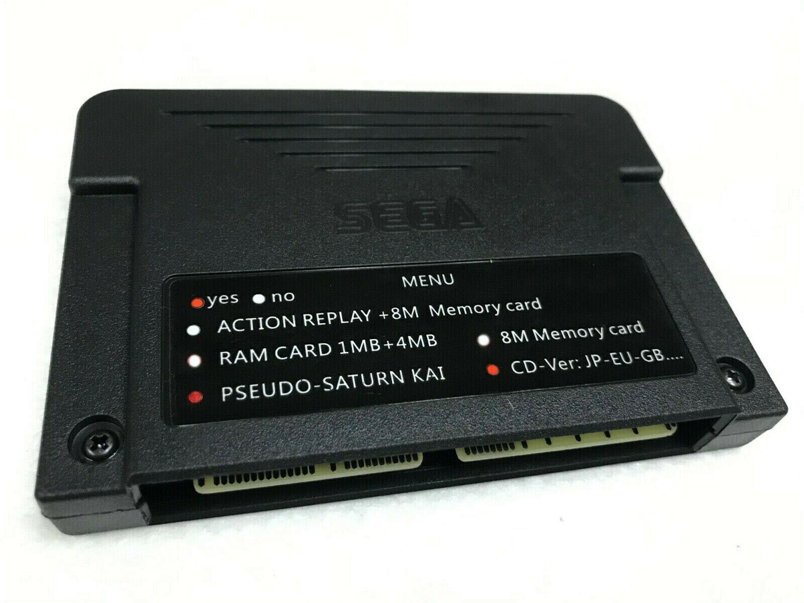 Saturn pseudo kai direct read region free backup SEGA NTSC PAL Cartridge unlock