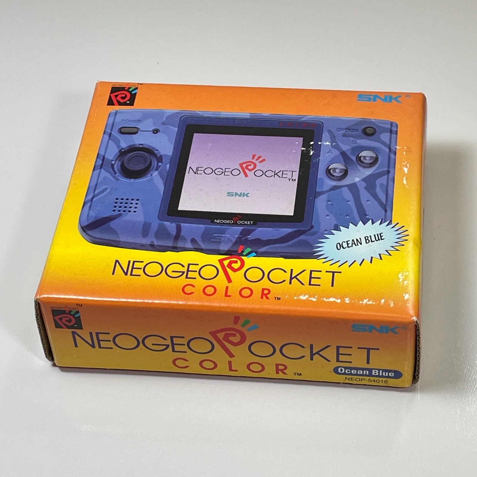 Neo Geo Pocket Color Ocean Blue CIB with Sonic The Hedgehog Game – WORKS