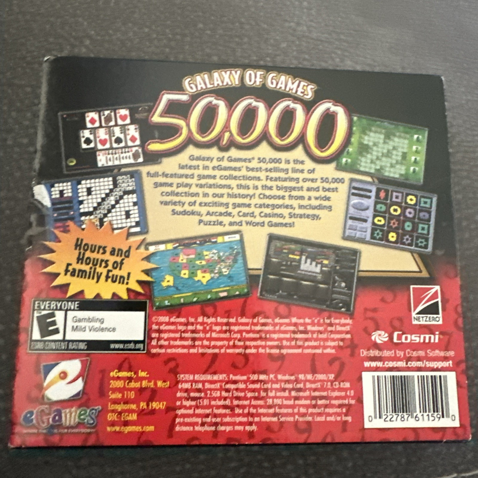 Galaxy of Games 50,000 (PC, 2008) Variations To Create & Plays U20