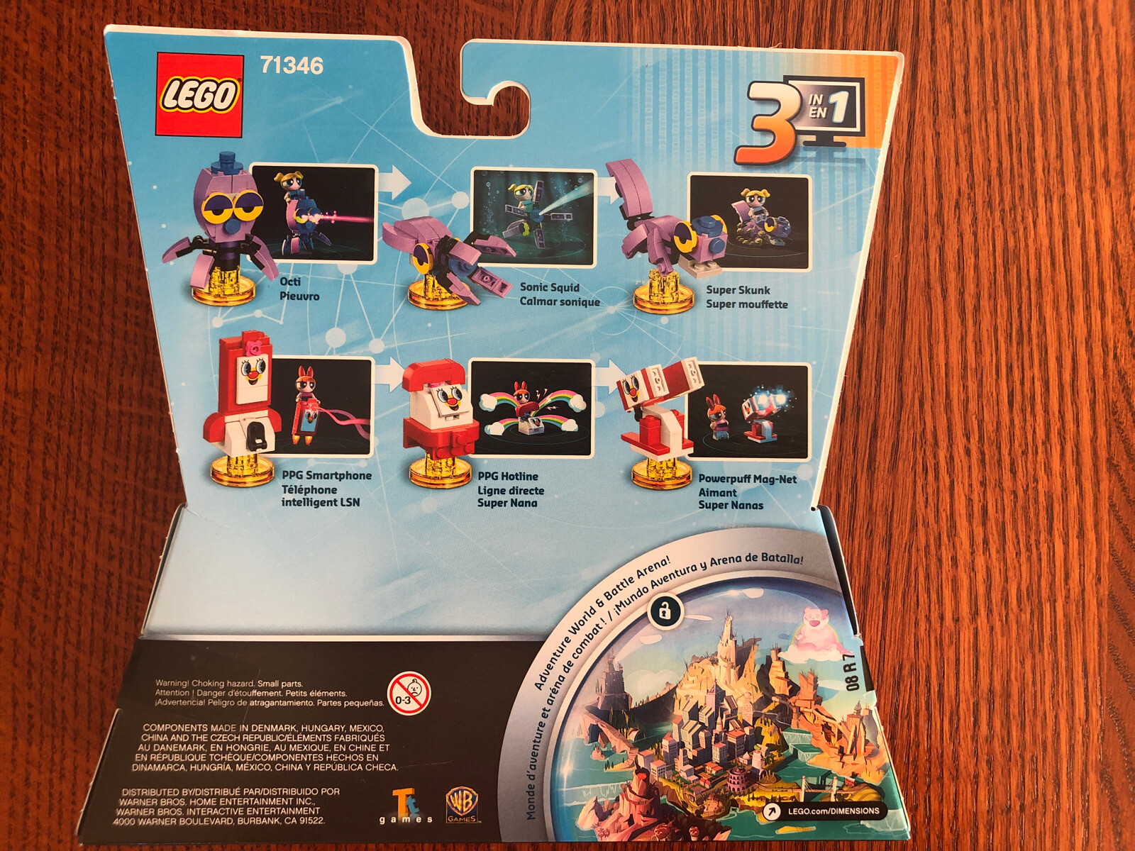 Lego Dimensions Powerpuff Girls Blossom Bubbles Octi 71346 Team Pack PPG NIB