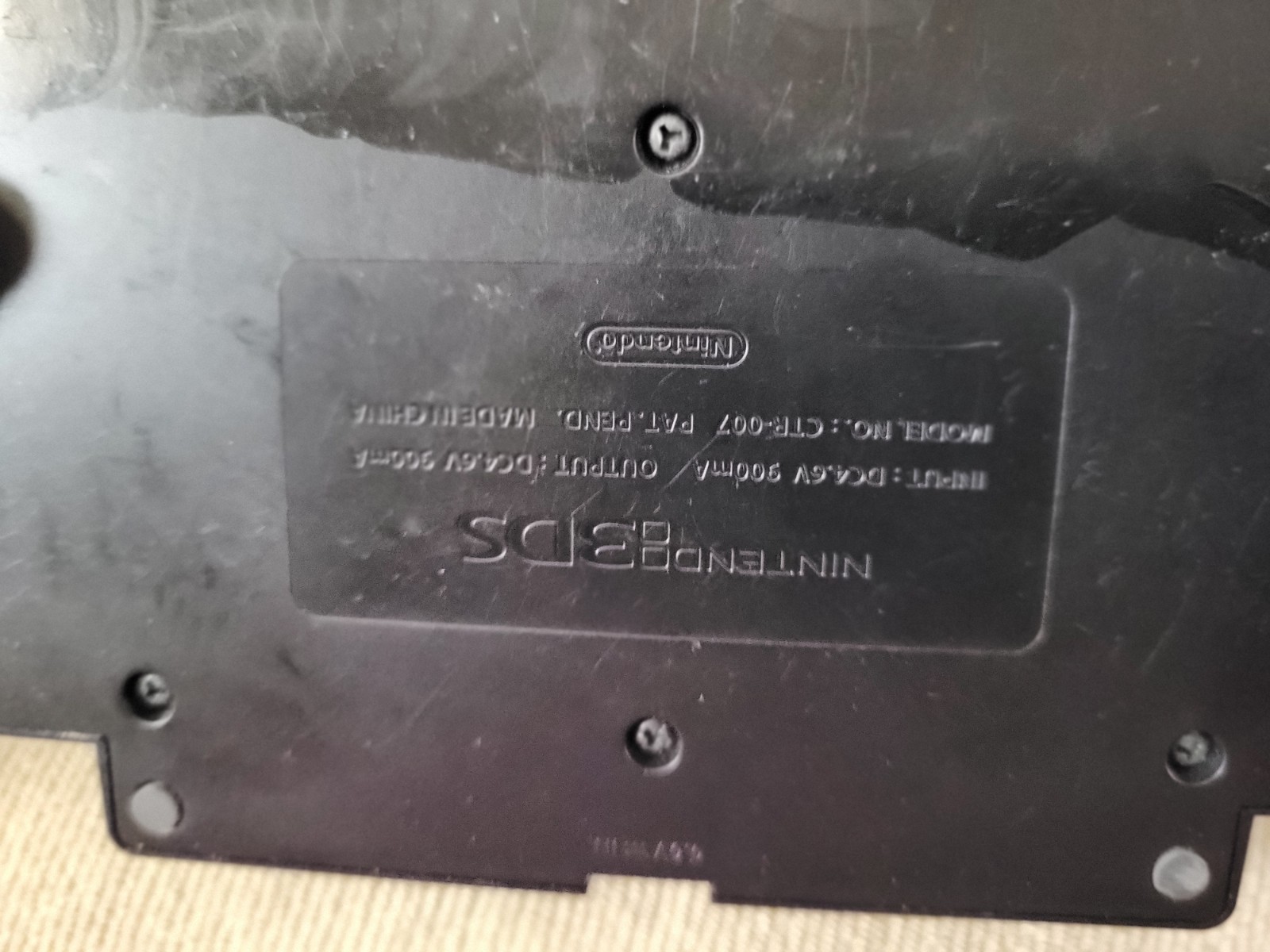 Charging Base For Nintendo 3DS Game Console Battery Charging Base Model CTR-007