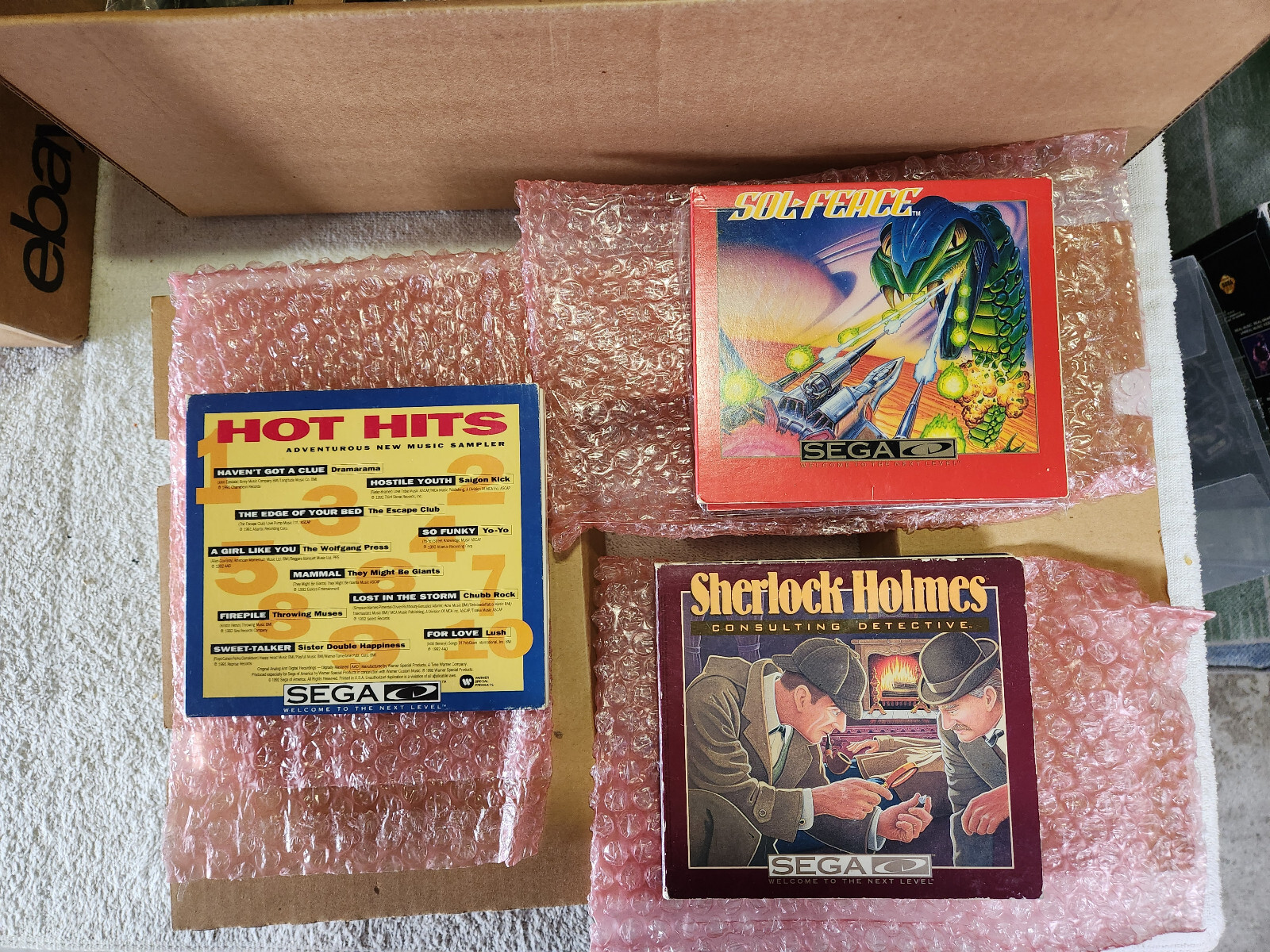 SEGA CD “Front Loading Model 1 Console” COMPLETE in Box! Very RARE! TESTED/XLNT!