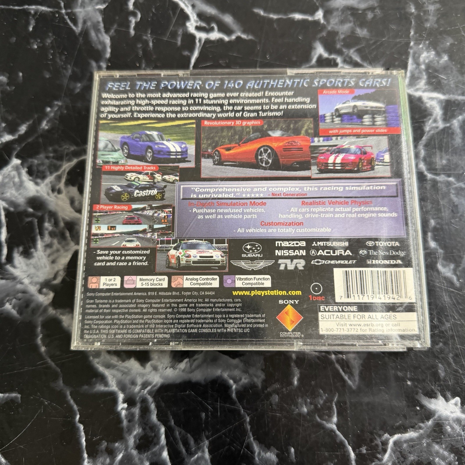 Gran Turismo (PS1) Greatest Hits CIB With Disk & Manual & TESTED
