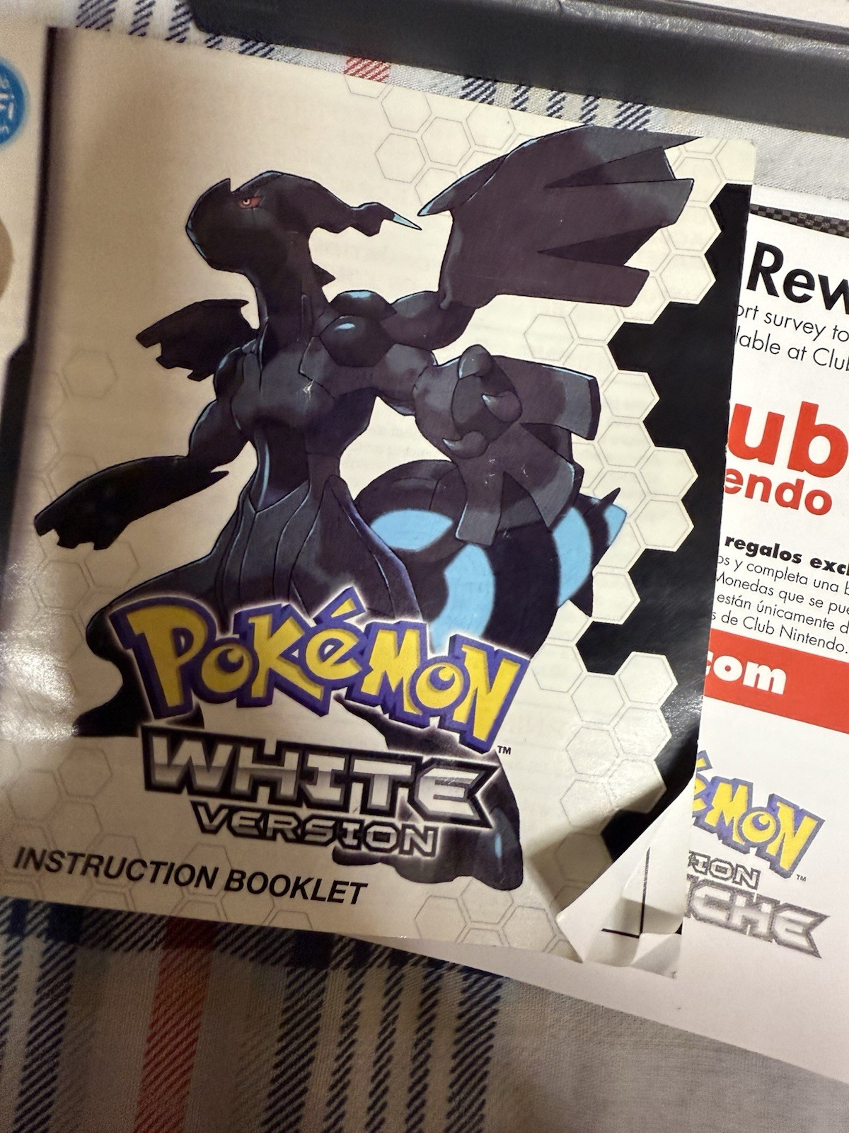 Pokemon Black and White, AUTHENTIC & TESTED. Has Case, Cart & manual In Picture