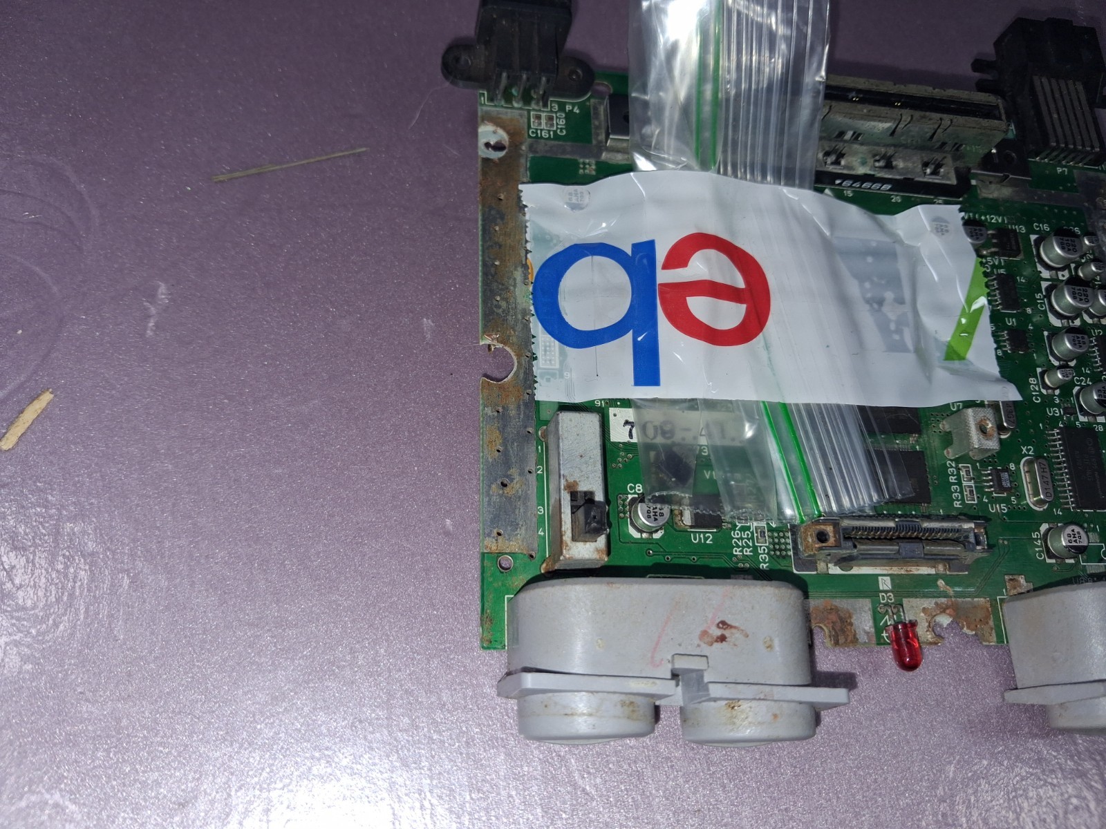 Nintendo N64 NUS-001 DEFECTIVE DONOR EXACT 08-NO SOUND w/RUST JUNK 04-SEE ALL