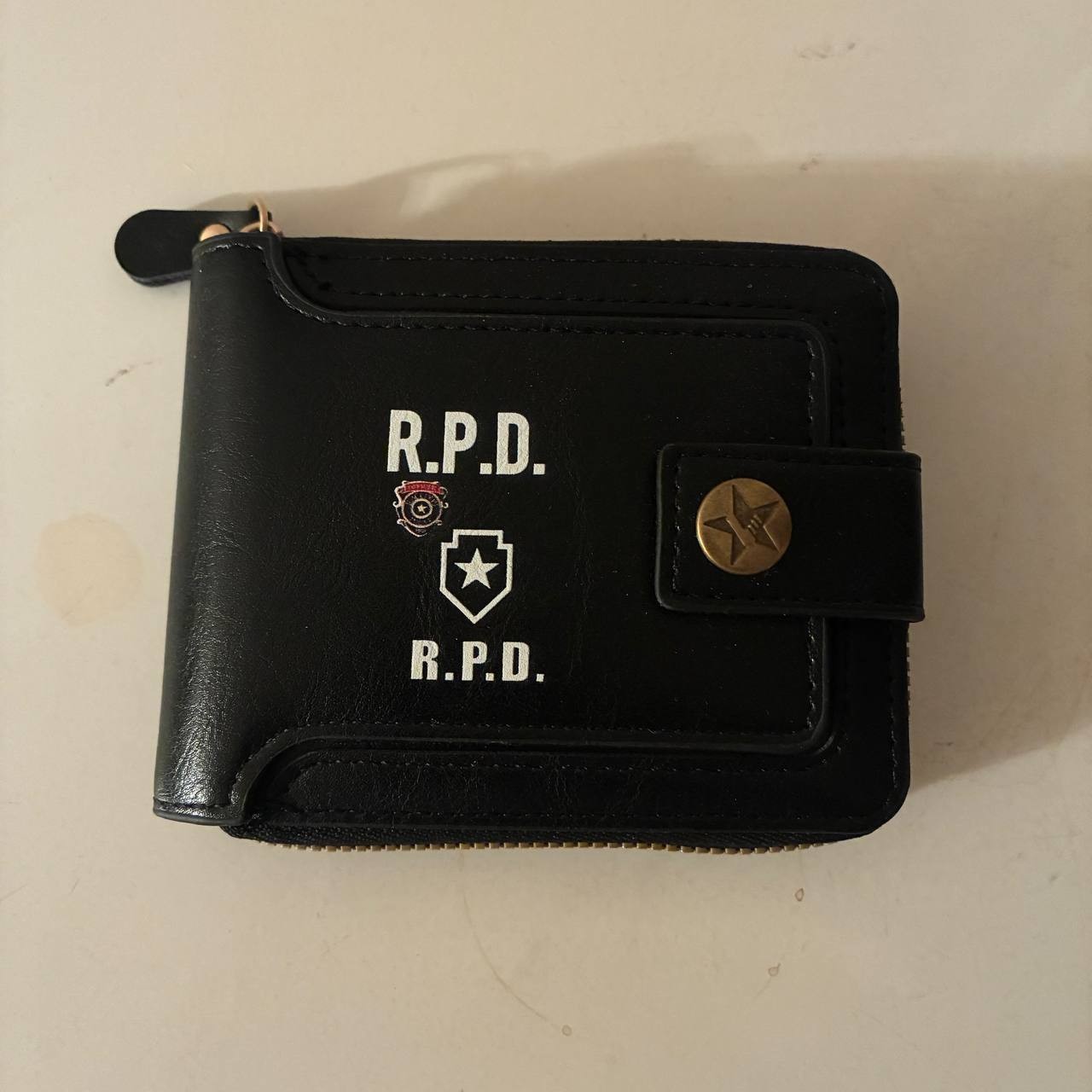 Resident Evil RPD STARS Wallet – Faux Leather, Thick, Multiple Pockets – New
