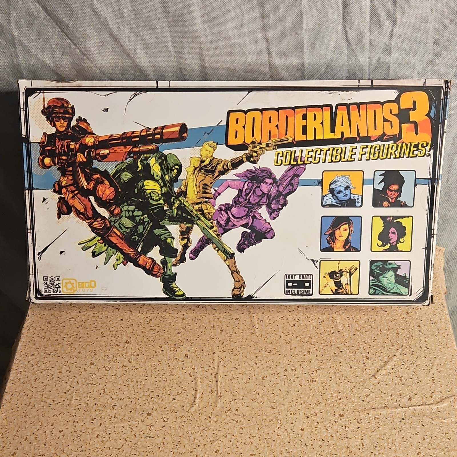 Loot Crate Borderlands 3 Collectible Figurines Moze Amara FL4K Zane Moxxi Set