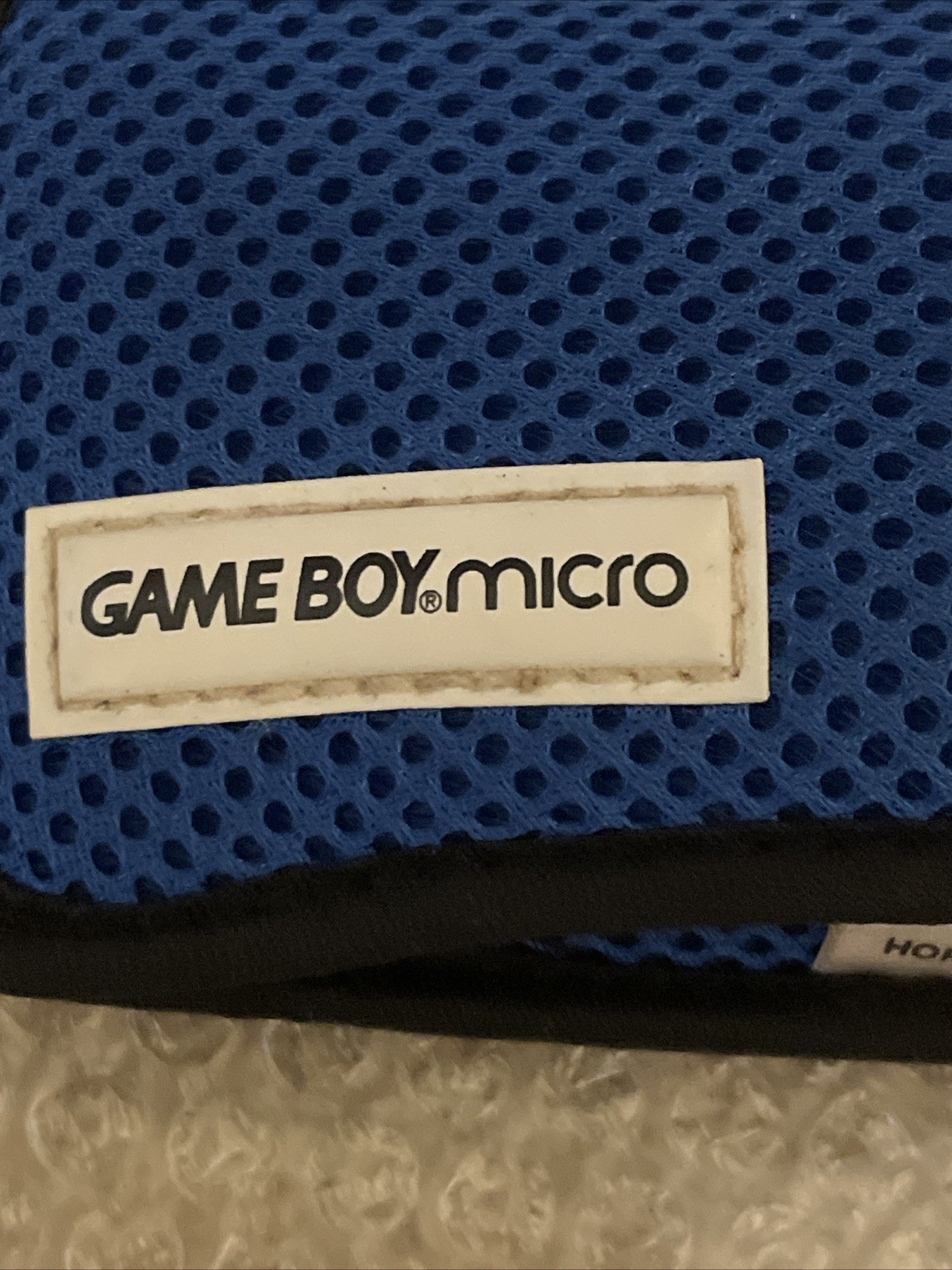 Nintendo Game Boy Micro Carry Soft Blue Pouch HORI