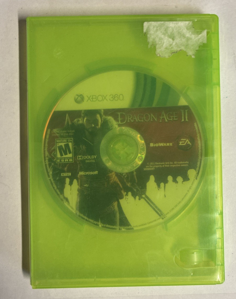 Dragon Age II (Microsoft Xbox 360, 2011) – DISC ONLY – Tested – Good Used