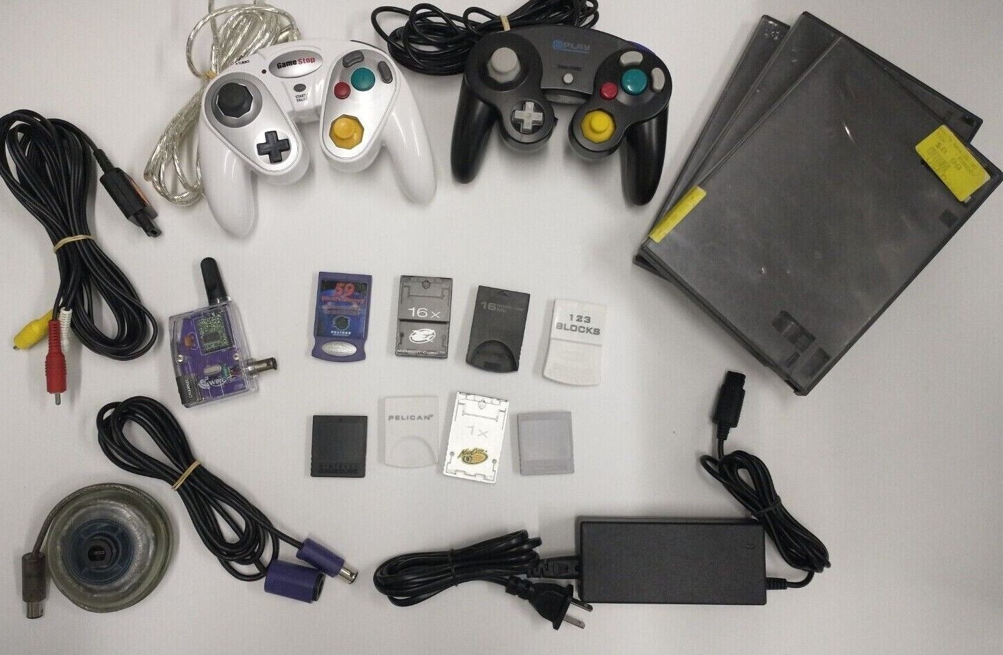 Gamecube Memory Cards, Cords, Controllers, Case, Accessories – PICK AND CHOOSE
