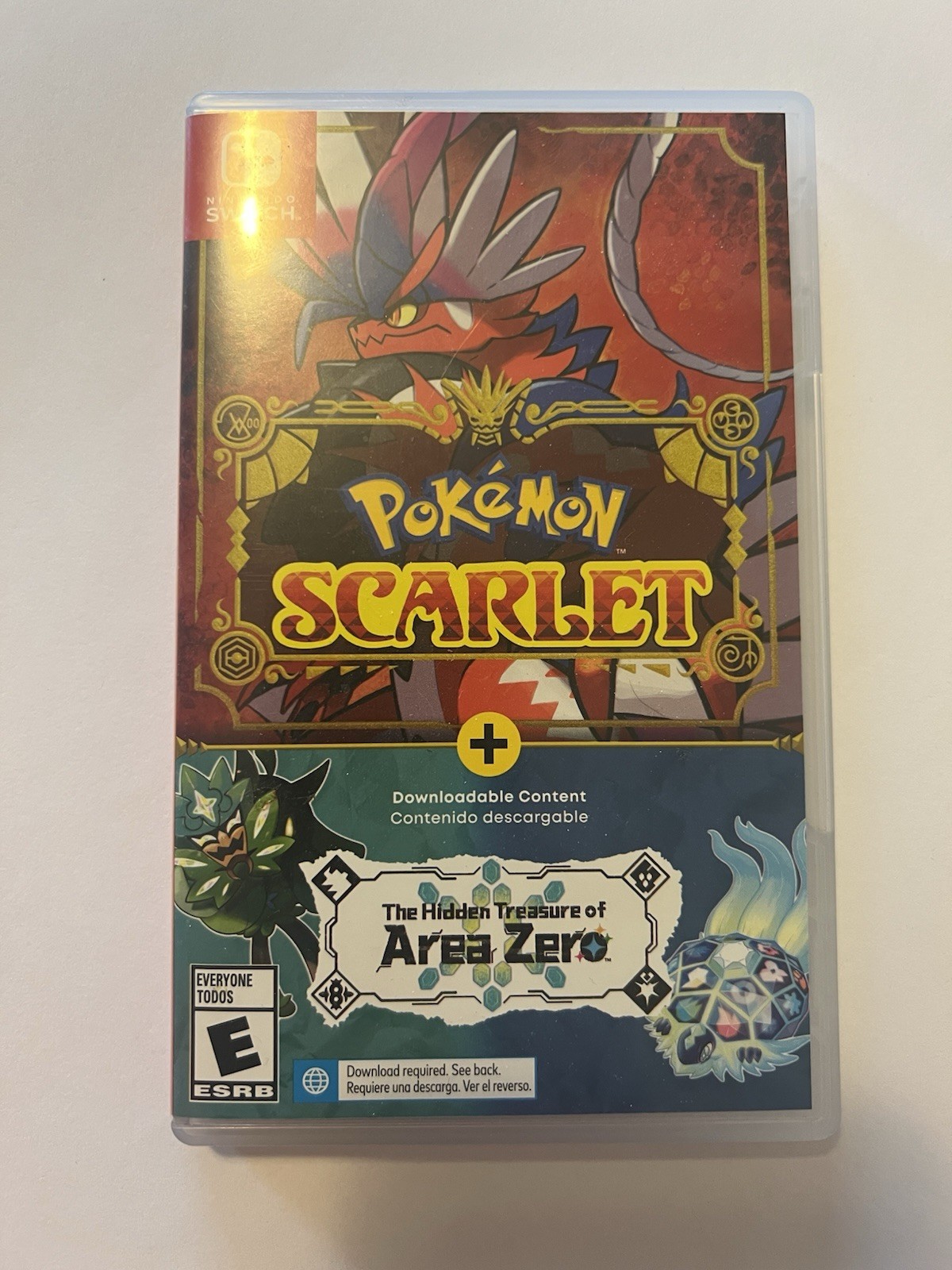 Pokemon Scarlet and The Hidden Treasure of Area Zero – Bundle (Nintendo Switch,
