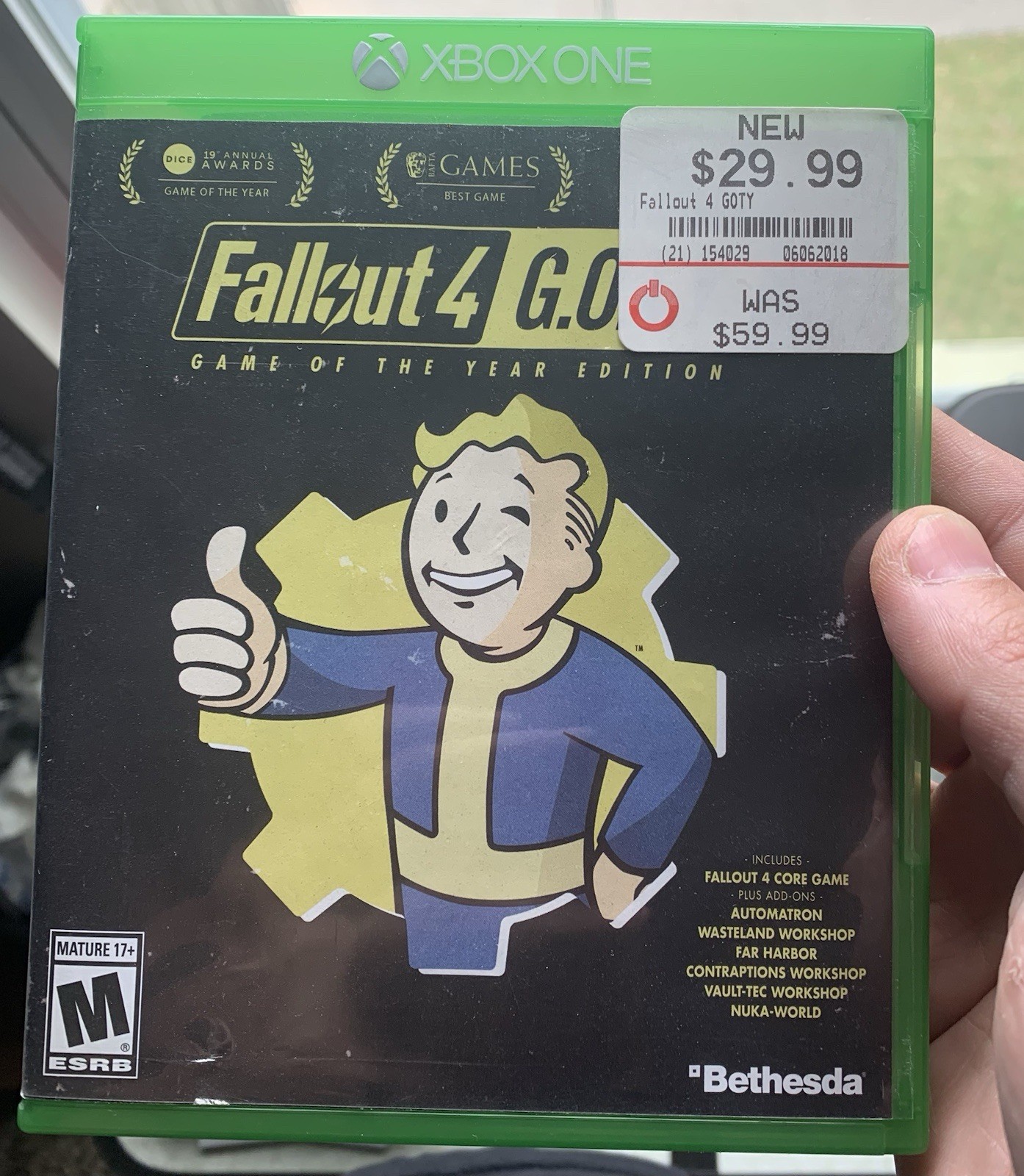 Fallout 4 (Microsoft Xbox One, 2015) Tested Working