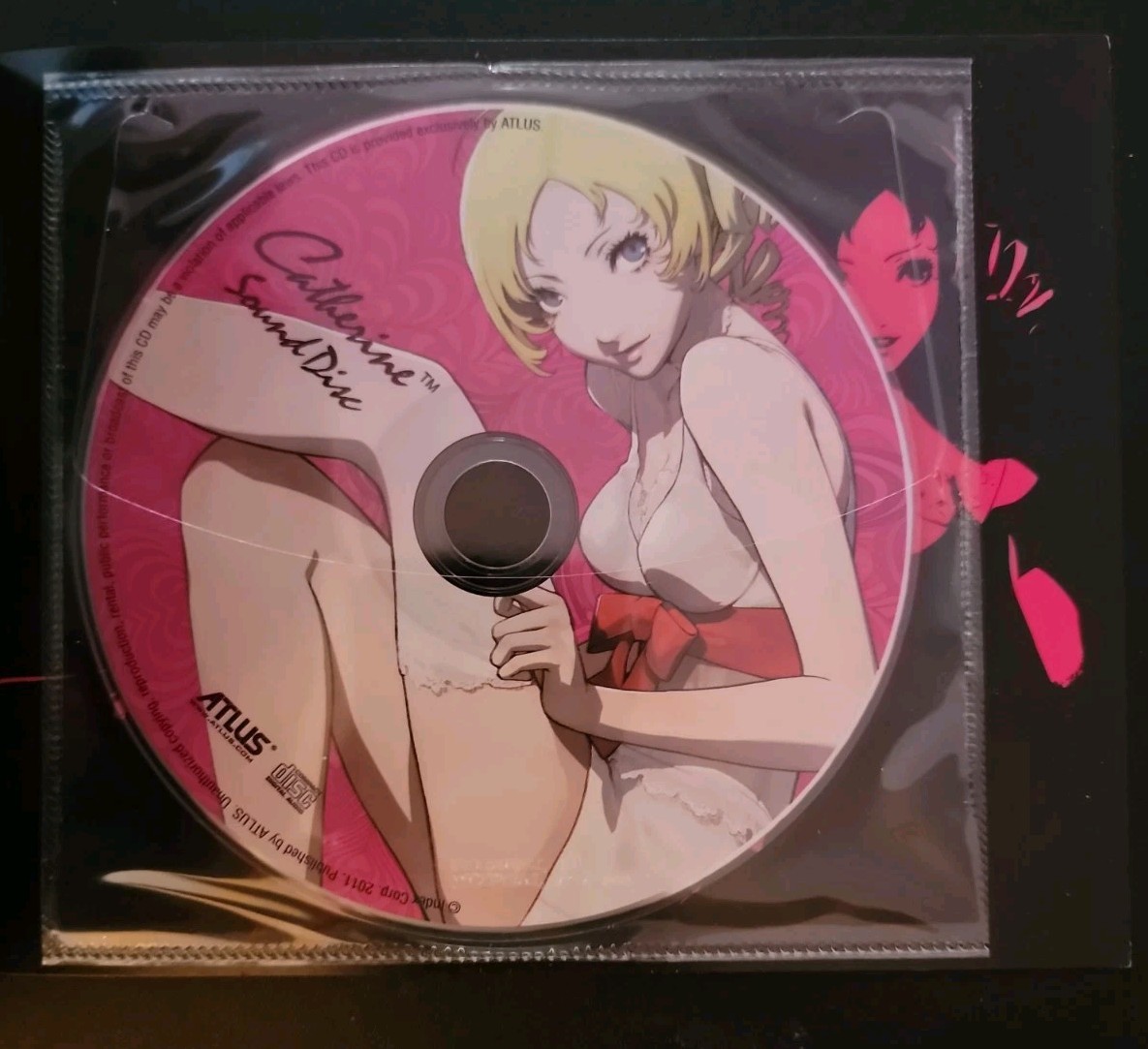 Catherine Sound Disc and Art Book Japan Xbox 360 XB360 PS3 New Unused 100%!