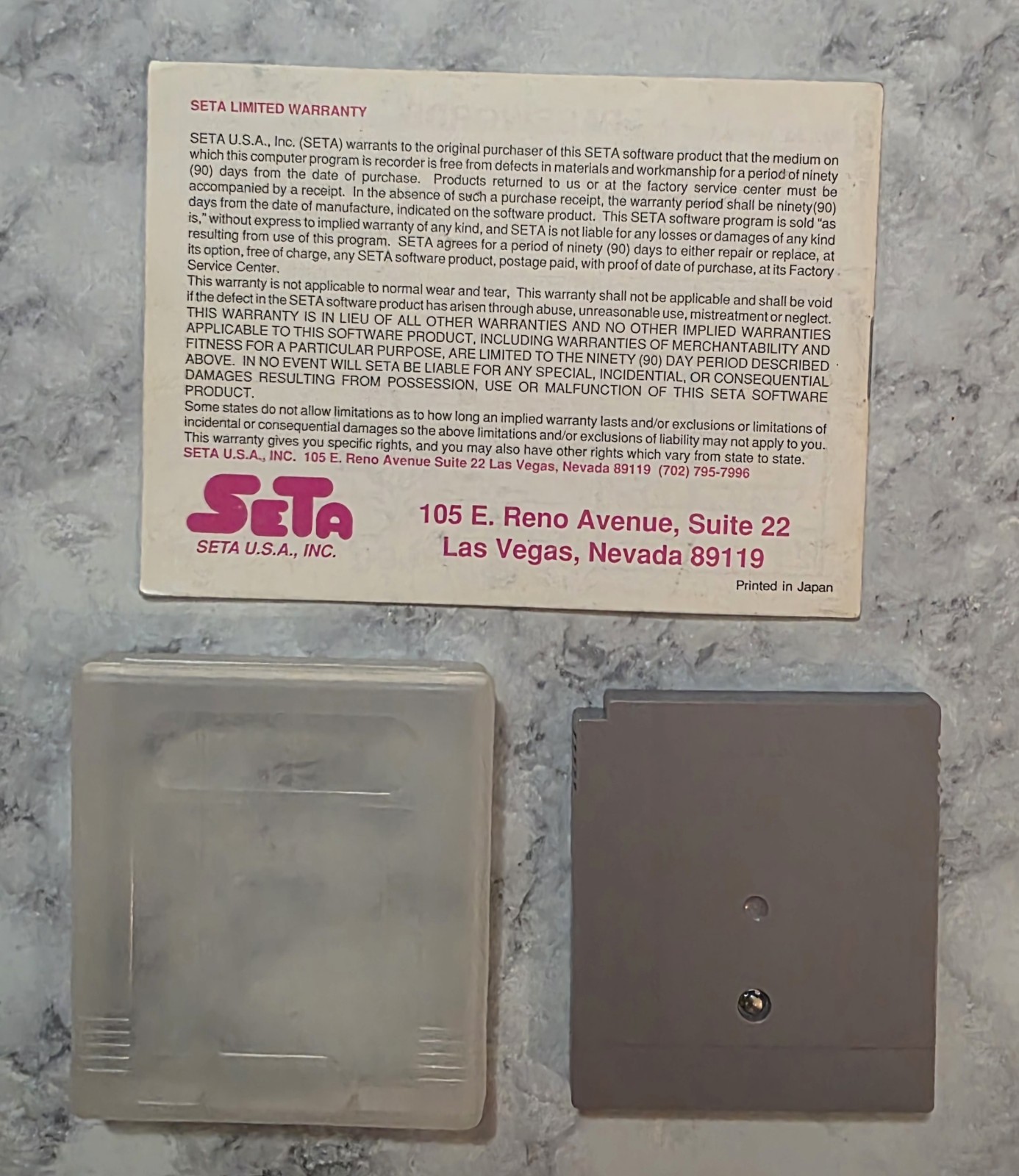 Q Billion w/ Manual (Nintendo Game Boy, 1989) Cartridge Tested