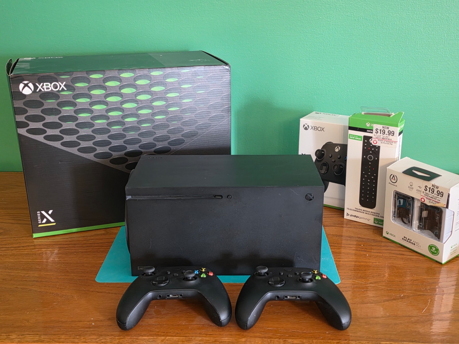 Microsoft Xbox Series X 1TB SSD with 2 controllers and games Rockstar GTA RDR2