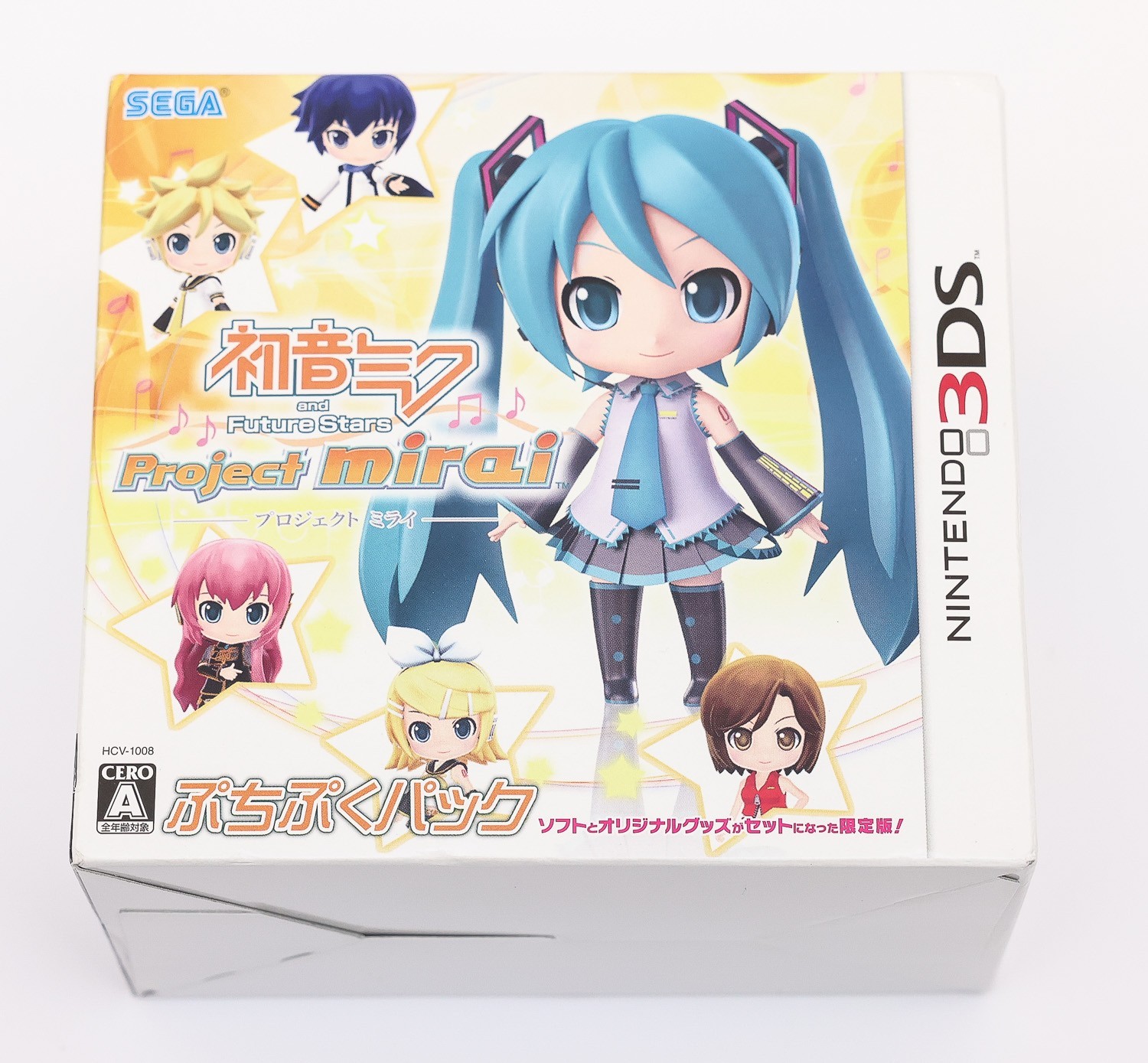 3DS Hatsune Miku and Future Stars Project mirai Puchi Puku Pack Big Box – New