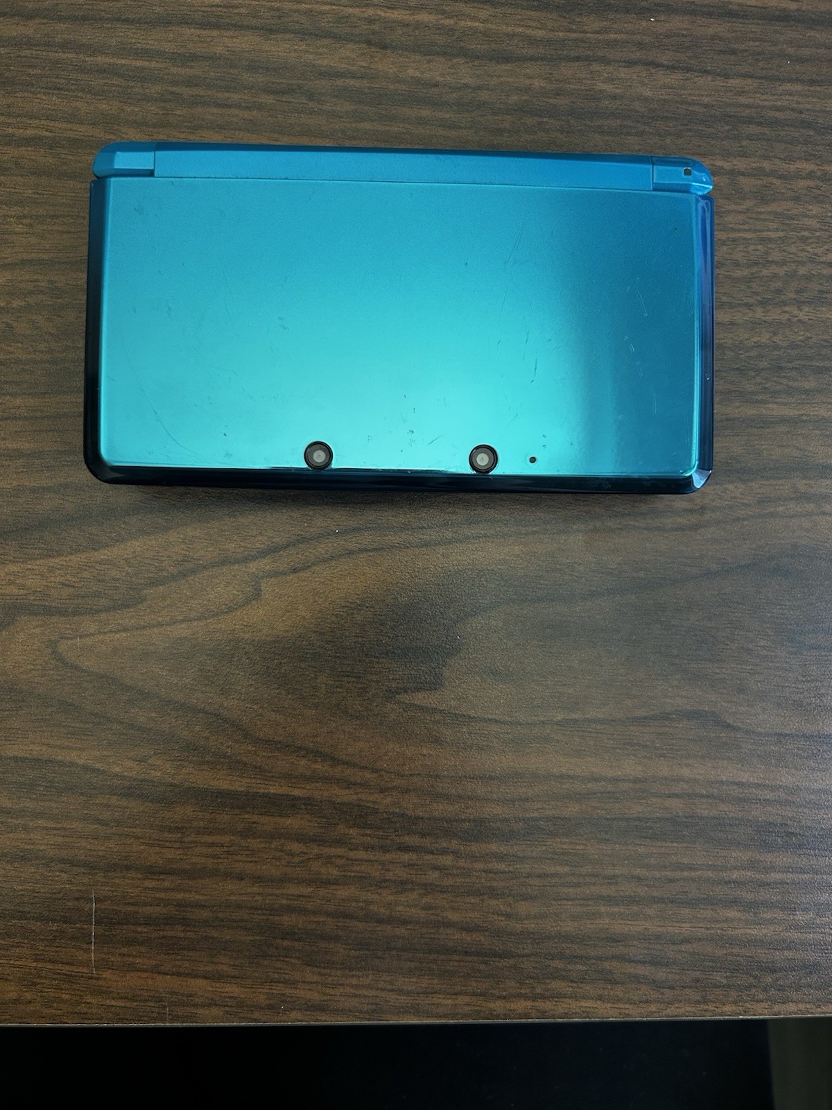 BAD CAMERA Nintendo 3DS Handheld System tested/working- teal blue (C)