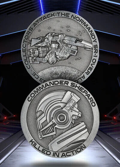 *Limited Edition* Mass Effect Collectors Attack Commemorative Challenge Coin